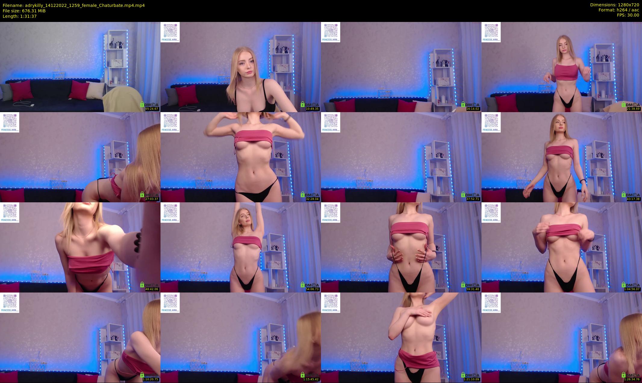 adrykilly — 92 minute Chaturbate female cam show recording, 720p, Dec 14, 2022