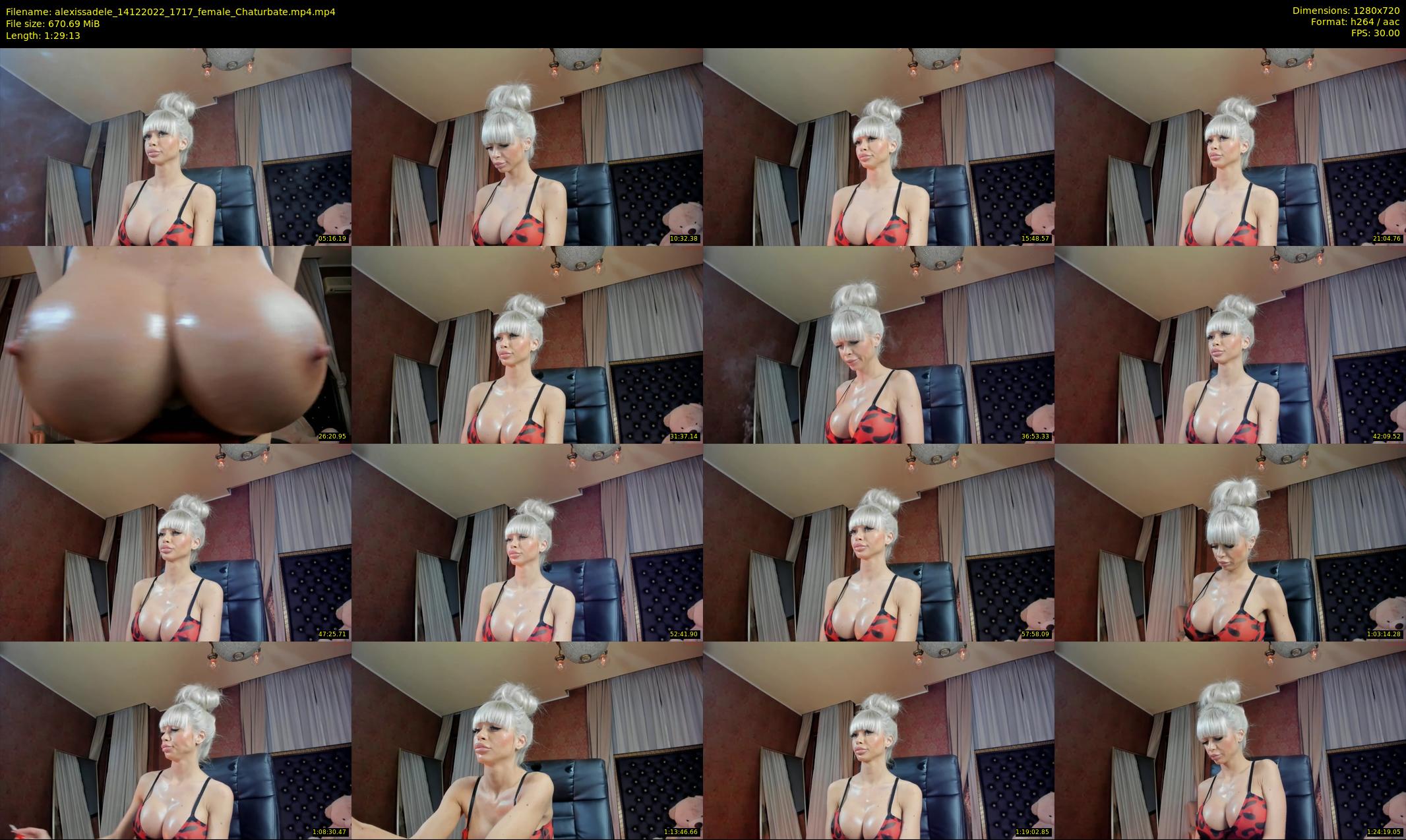 alexissadele — 90 minute Chaturbate female cam show recording, 720p, Dec 14, 2022