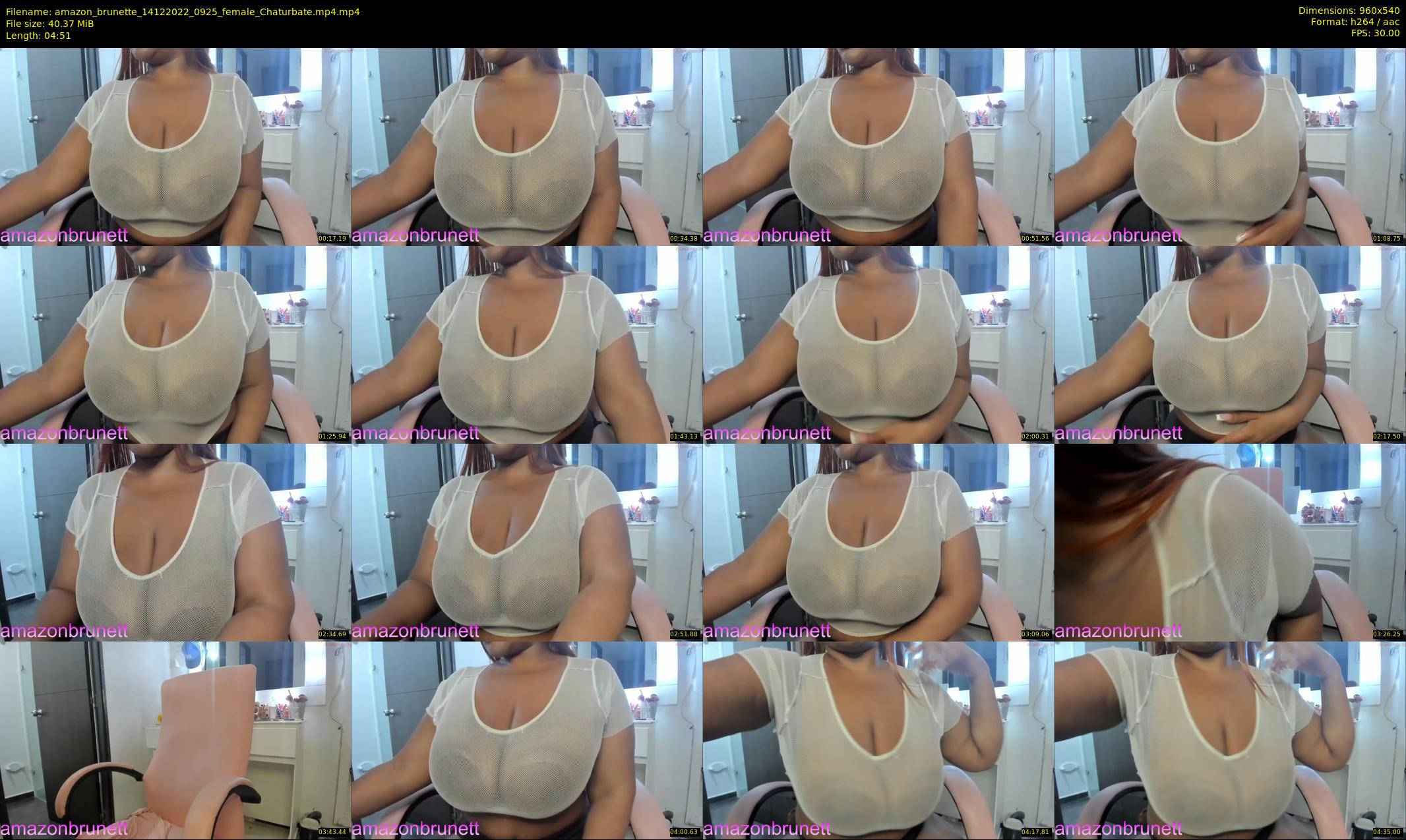 amazon_brunette — 5 minute Chaturbate female cam show recording, 480p, Dec 14, 2022