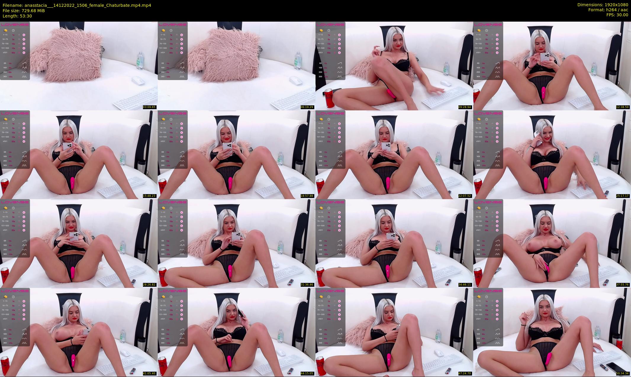 anasstacia__ — 54 minute Chaturbate female cam show recording, 1080p, Dec 14, 2022