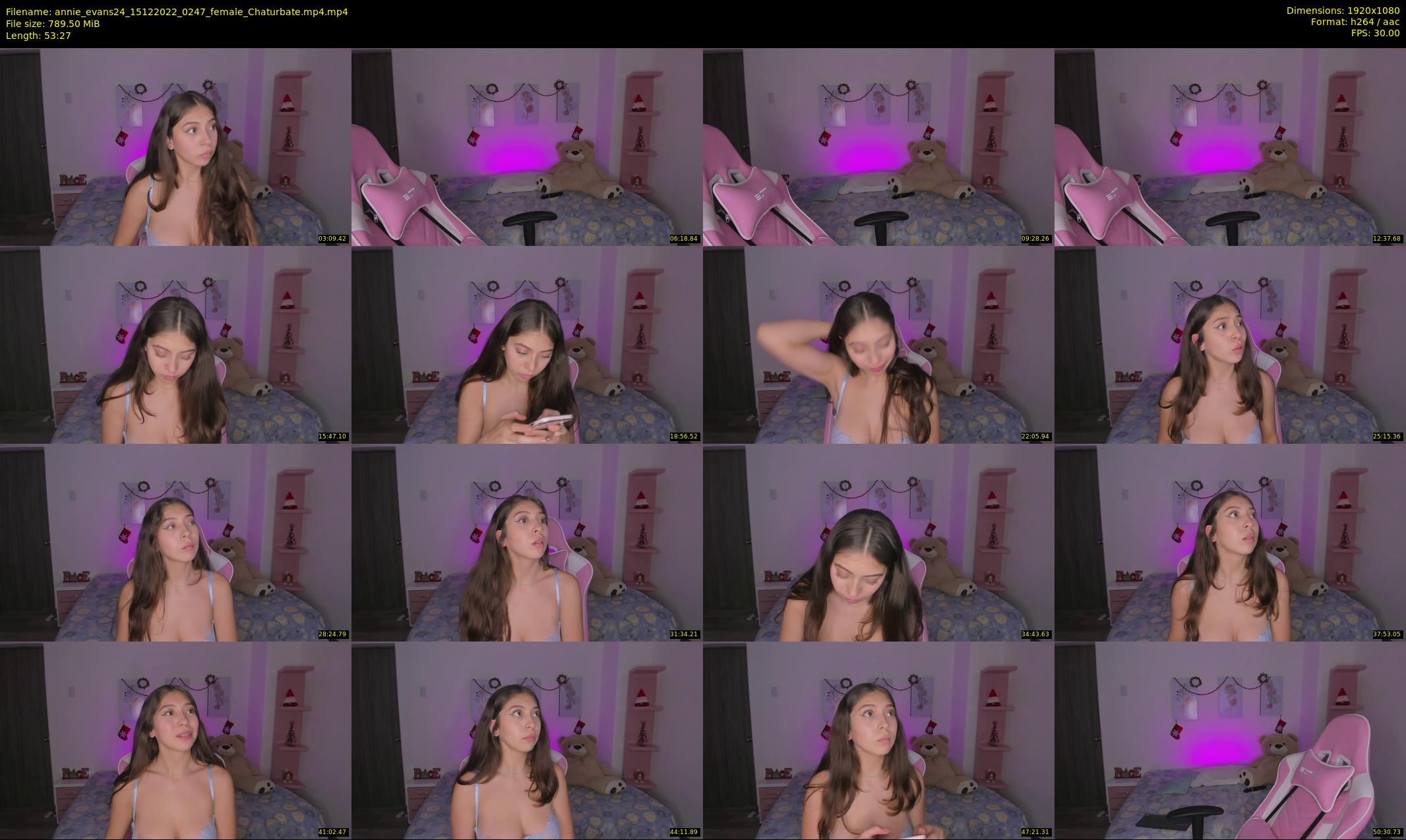 annie_evans24 — 54 minute Chaturbate female cam show recording, 1080p, Dec 15, 2022