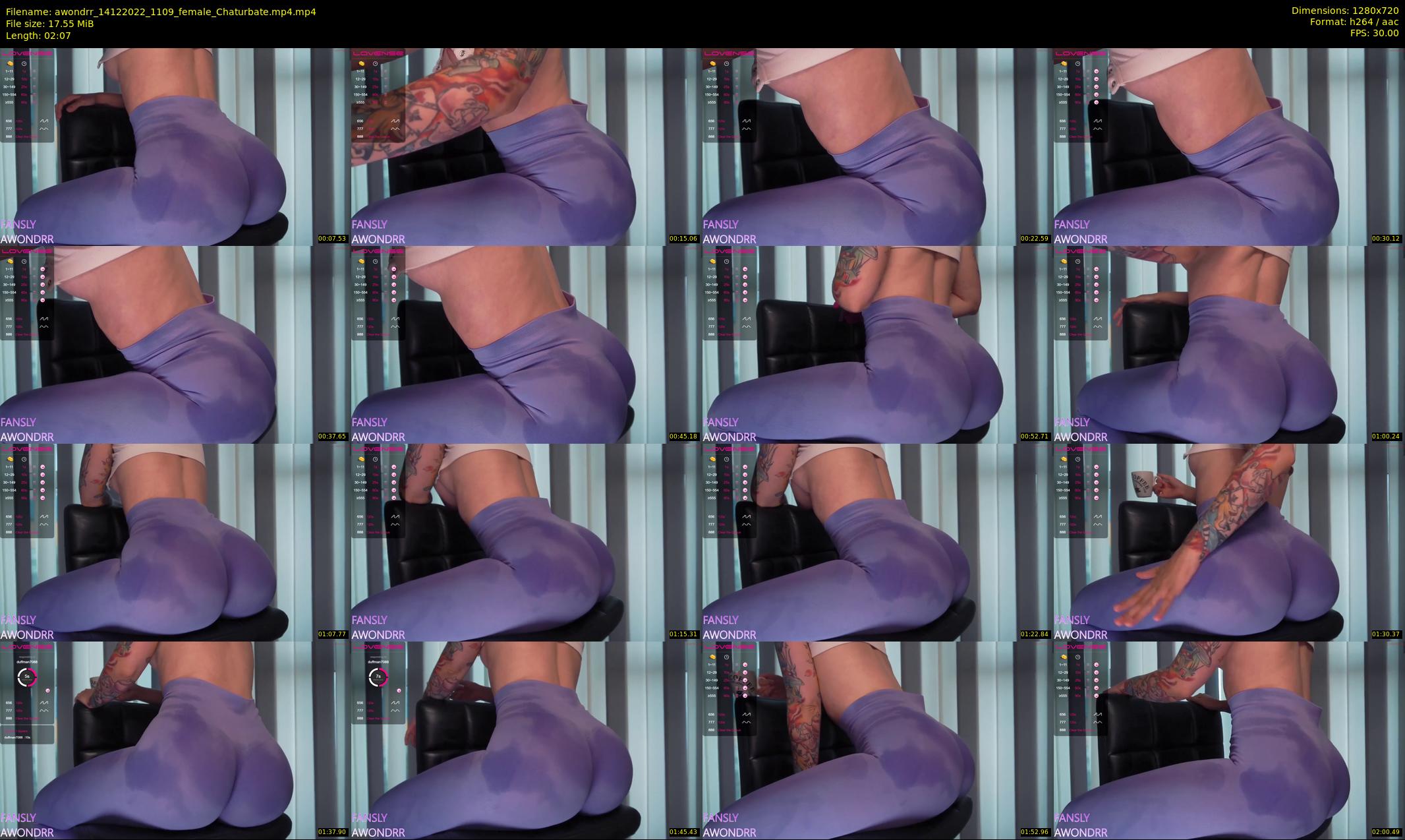 awondrr — 3 minute Chaturbate female cam show recording, 720p, Dec 14, 2022
