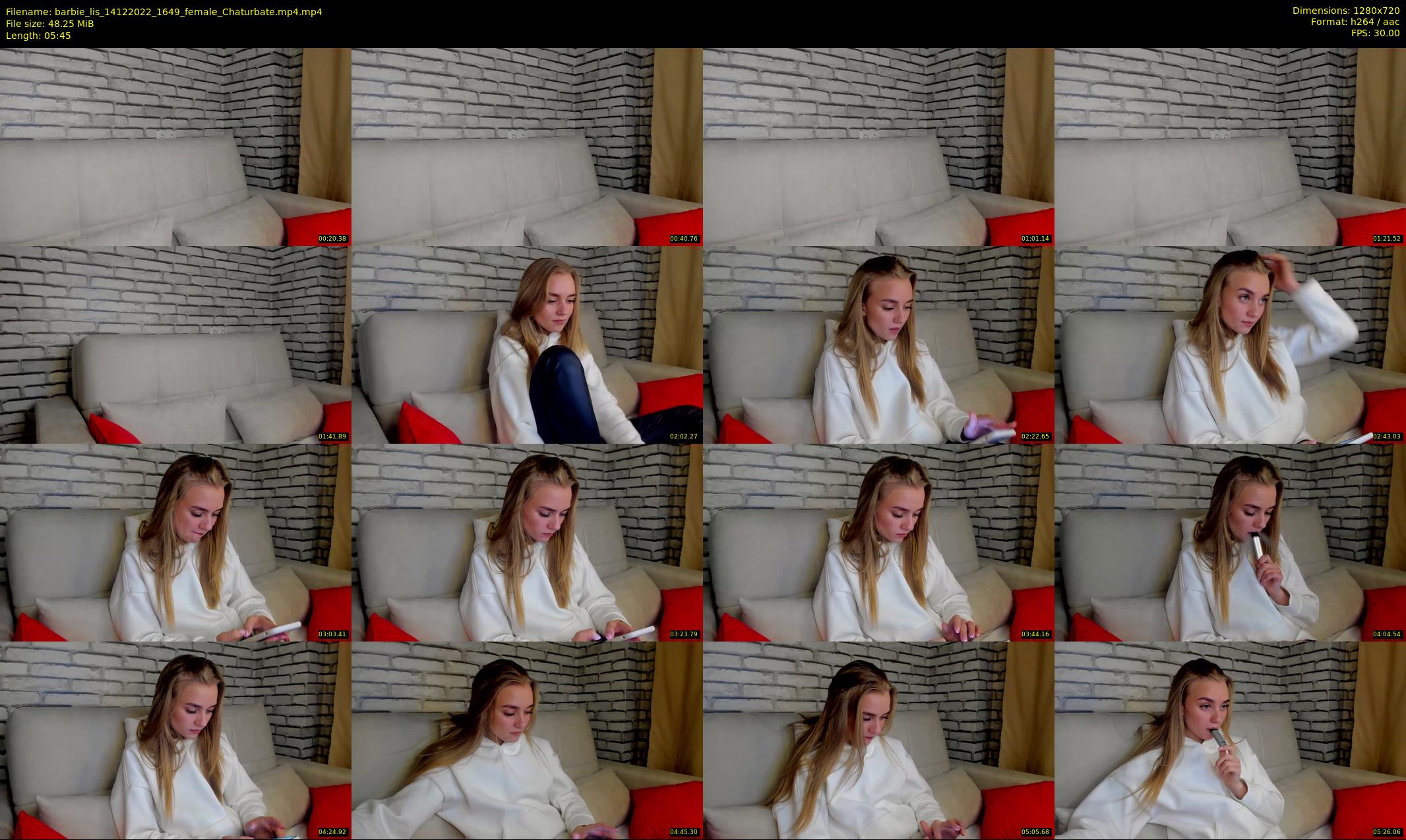 barbie_lis — 6 minute Chaturbate female cam show recording, 720p, Dec 14, 2022