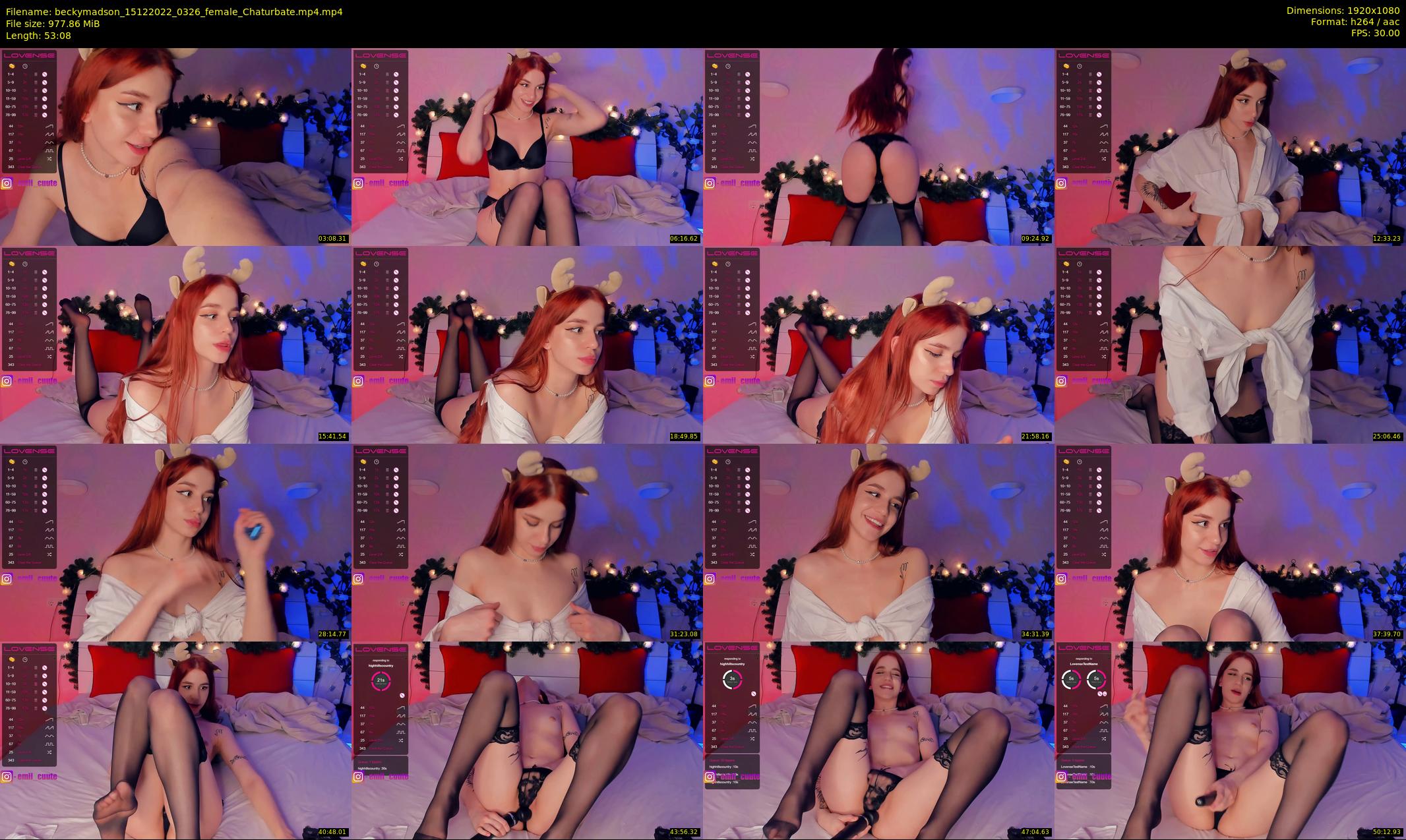 beckymadson — 54 minute Chaturbate female cam show recording, 1080p, Dec 15, 2022