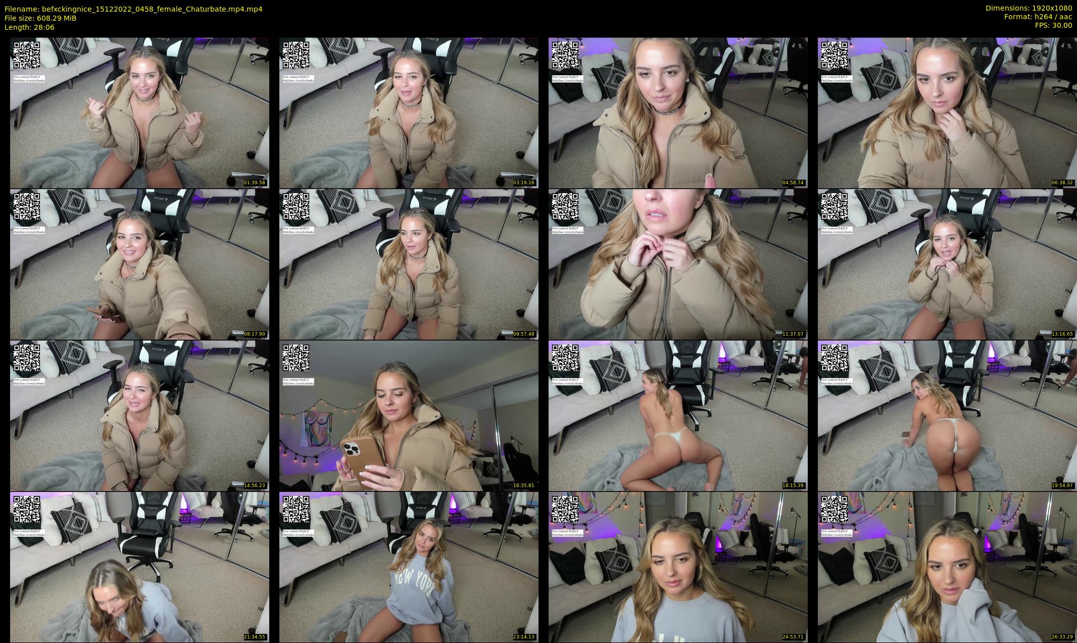 befxckingnice — 29 minute Chaturbate female cam show recording, 1080p, Dec 15, 2022