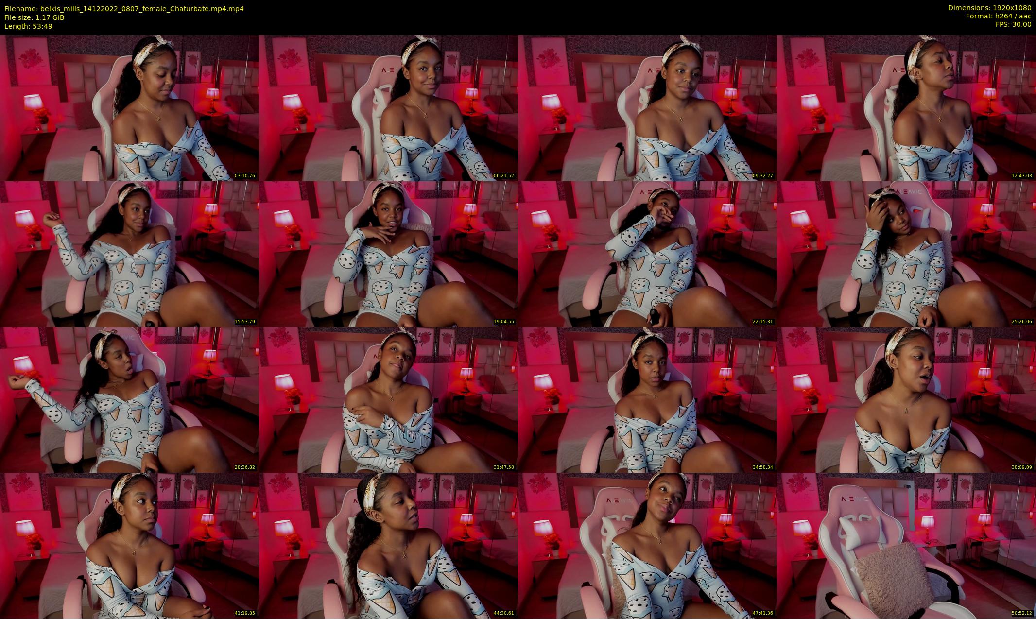 belkis_mills — 54 minute Chaturbate female cam show recording, 1080p, Dec 14, 2022