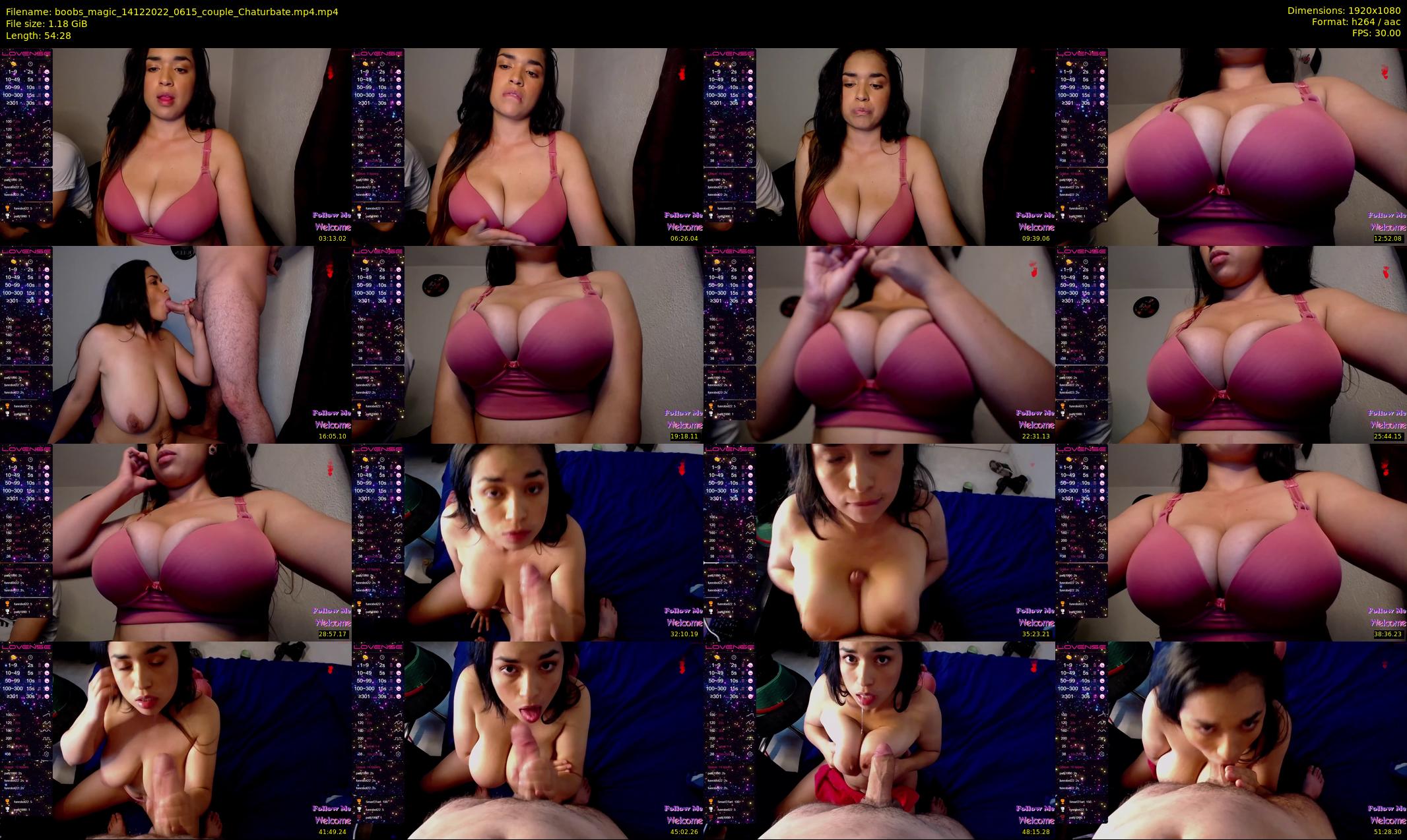 boobs_magic — 55 minute Chaturbate couple cam show recording, 1080p, Dec 14, 2022