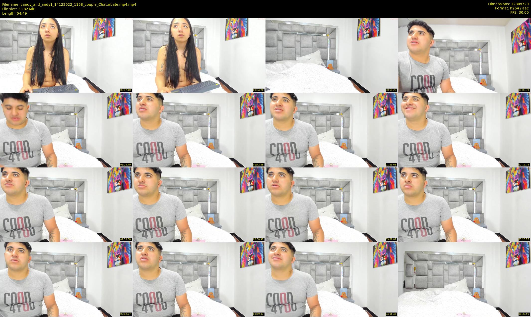 candy_and_andy1 — 5 minute Chaturbate couple cam show recording, 720p, Dec 14, 2022