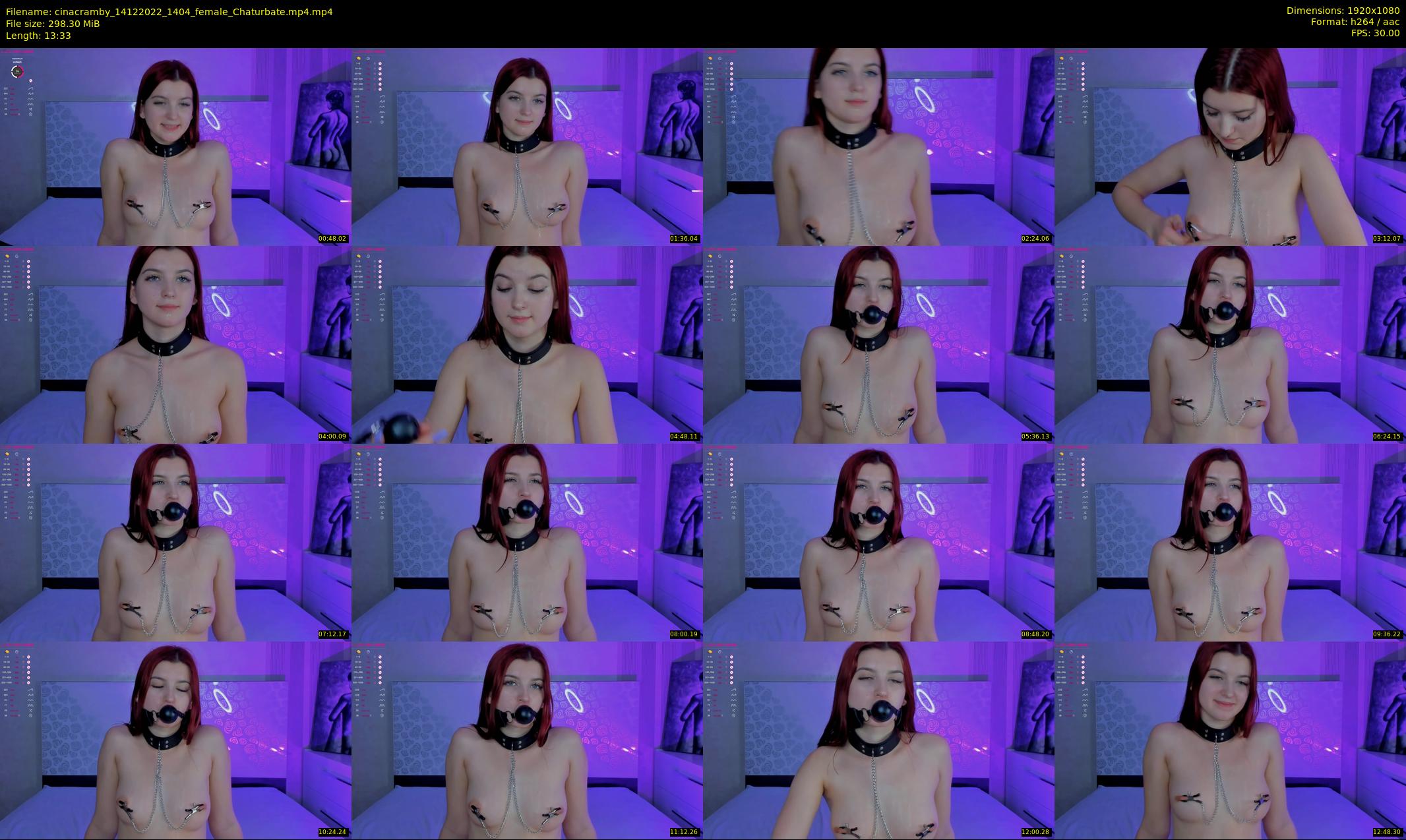 cinacramby — 14 minute Chaturbate female cam show recording, 1080p, Dec 14, 2022