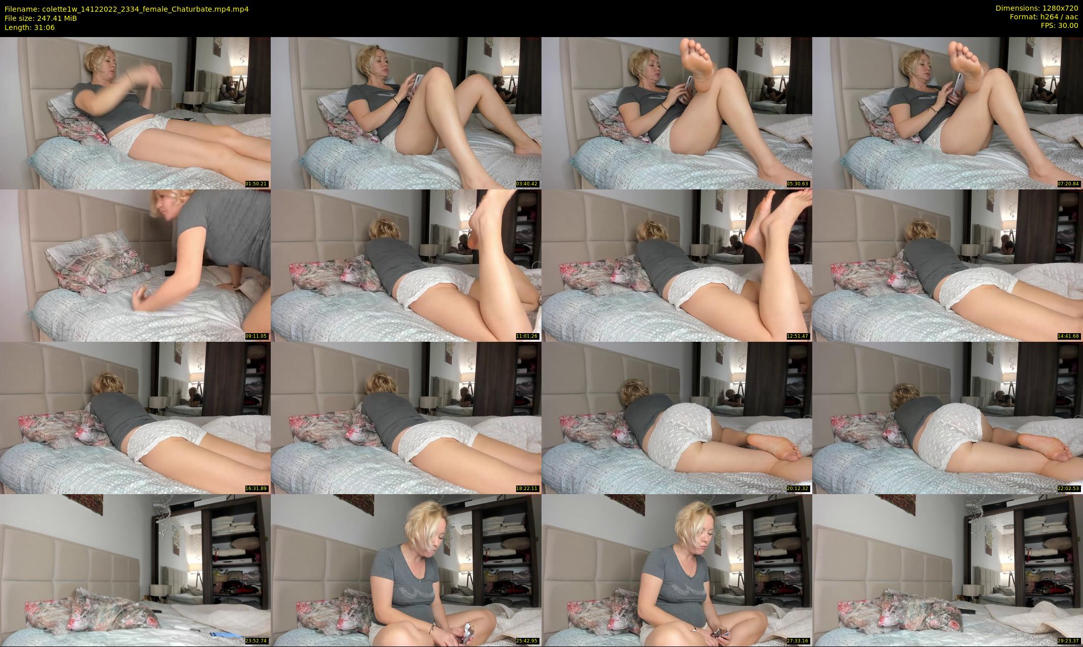 colette1w — 32 minute Chaturbate female cam show recording, 720p, Dec 14, 2022