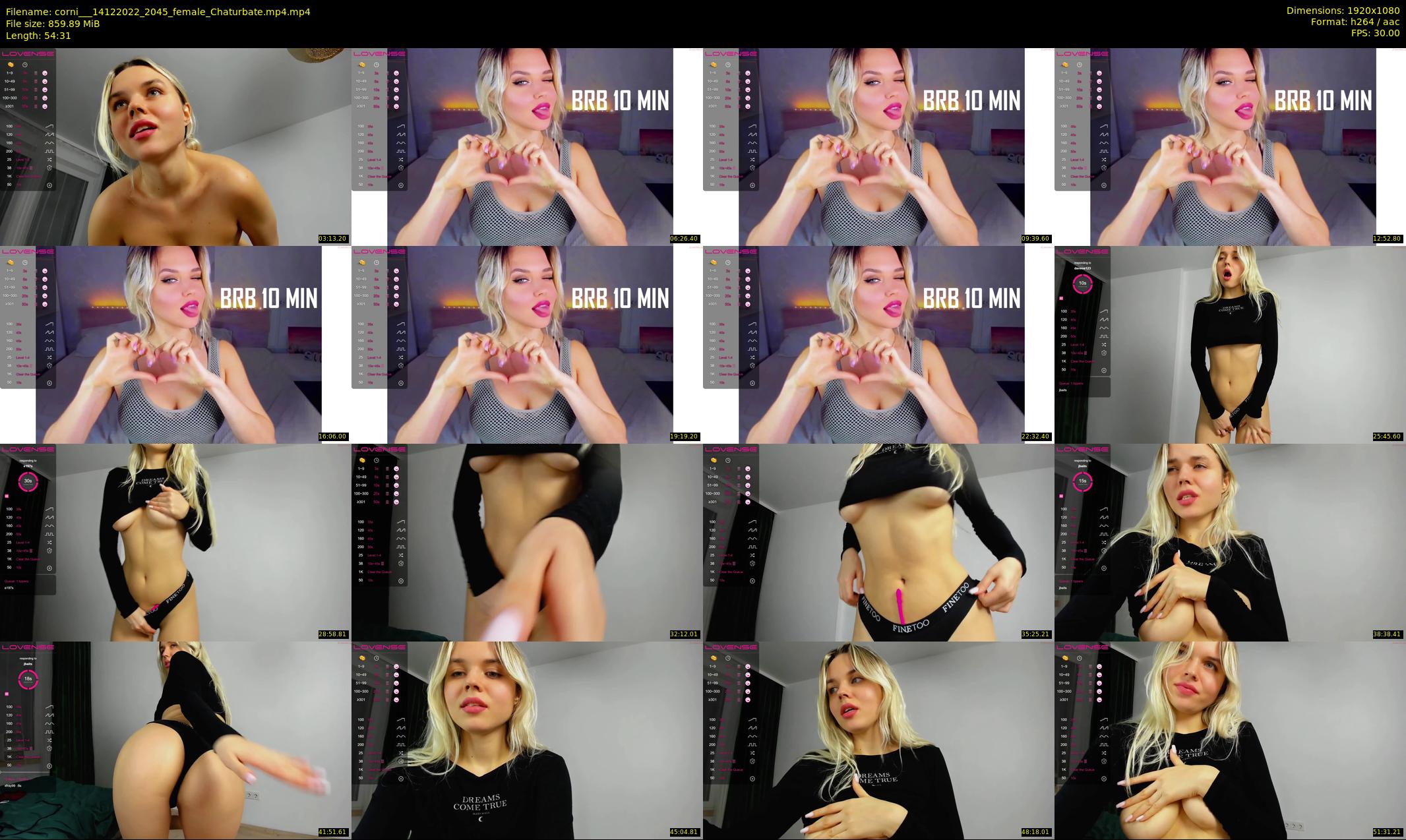 corni__ — 55 minute Chaturbate female cam show recording, 1080p, Dec 14, 2022