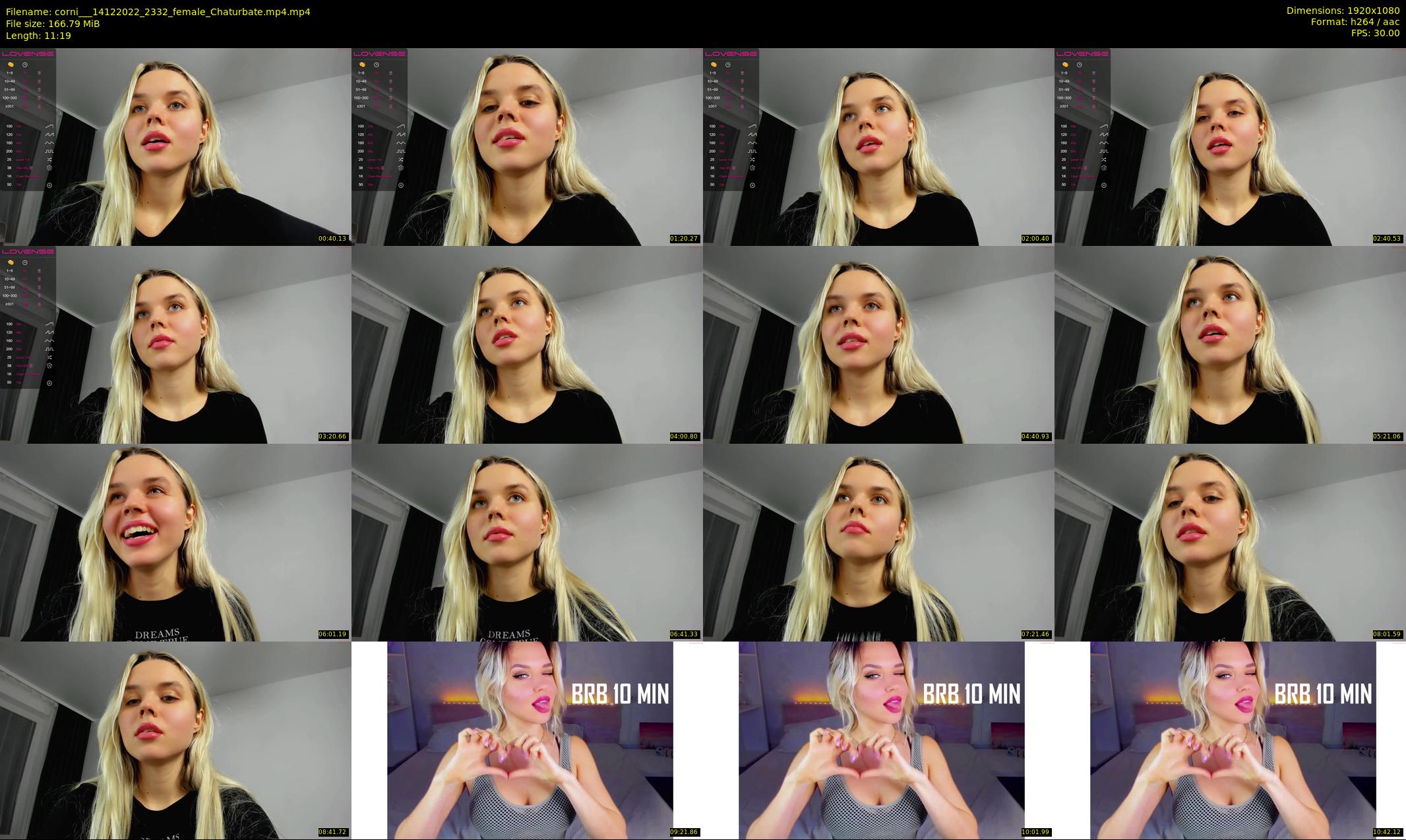 corni__ — 12 minute Chaturbate female cam show recording, 1080p, Dec 14, 2022