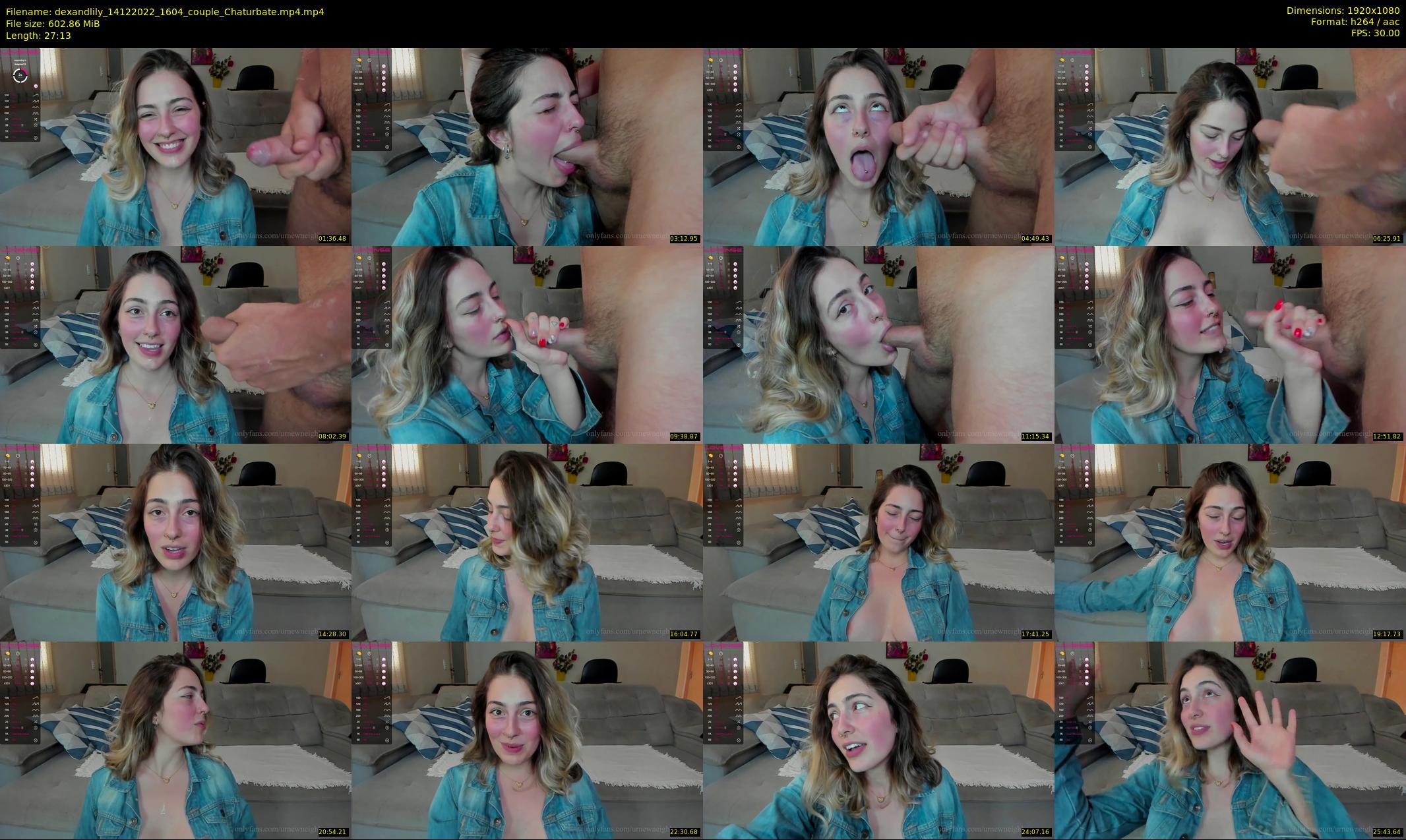 dexandlily — 28 minute Chaturbate couple cam show recording, 1080p, Dec 14, 2022