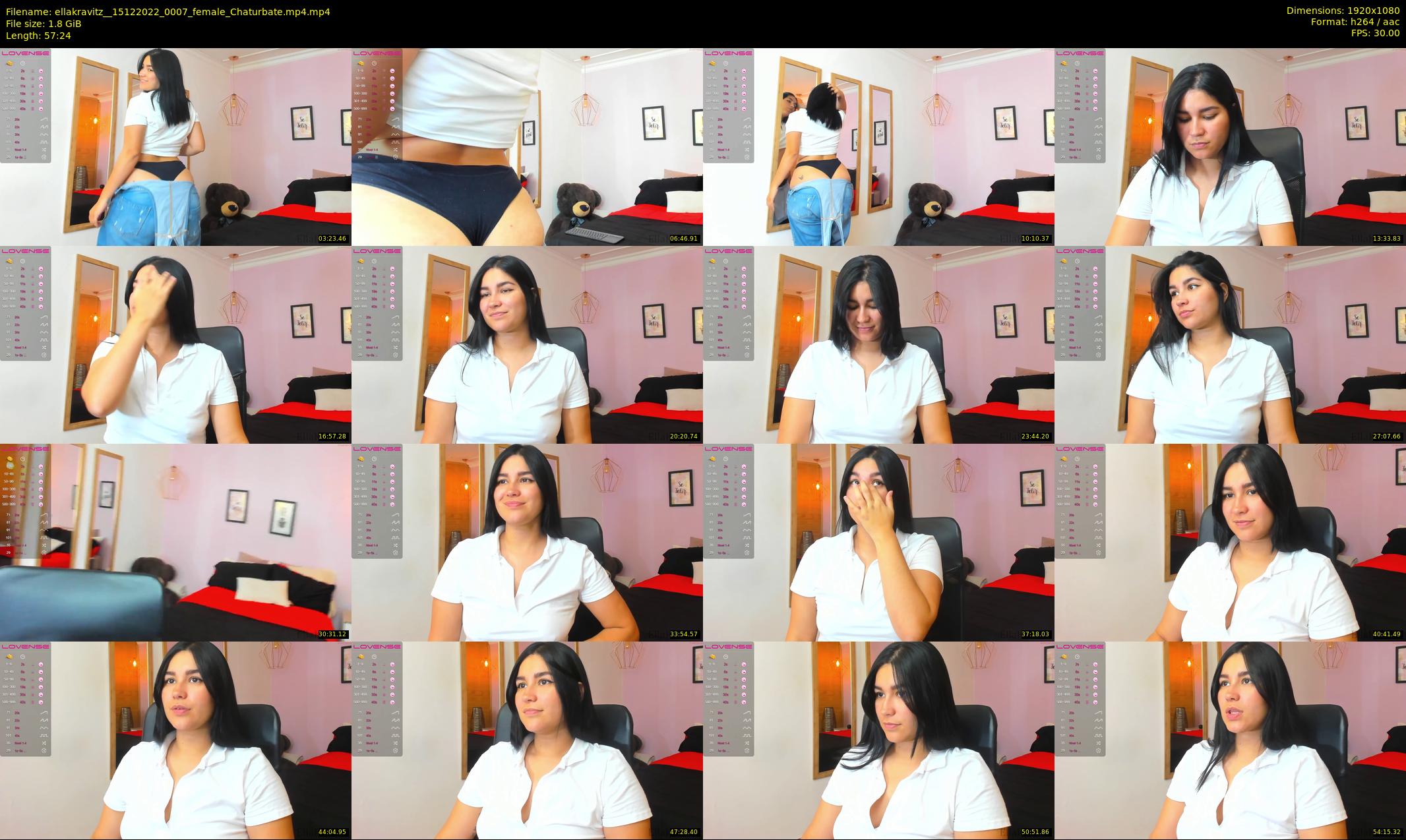 ellakravitz_ — 58 minute Chaturbate female cam show recording, 1080p, Dec 15, 2022