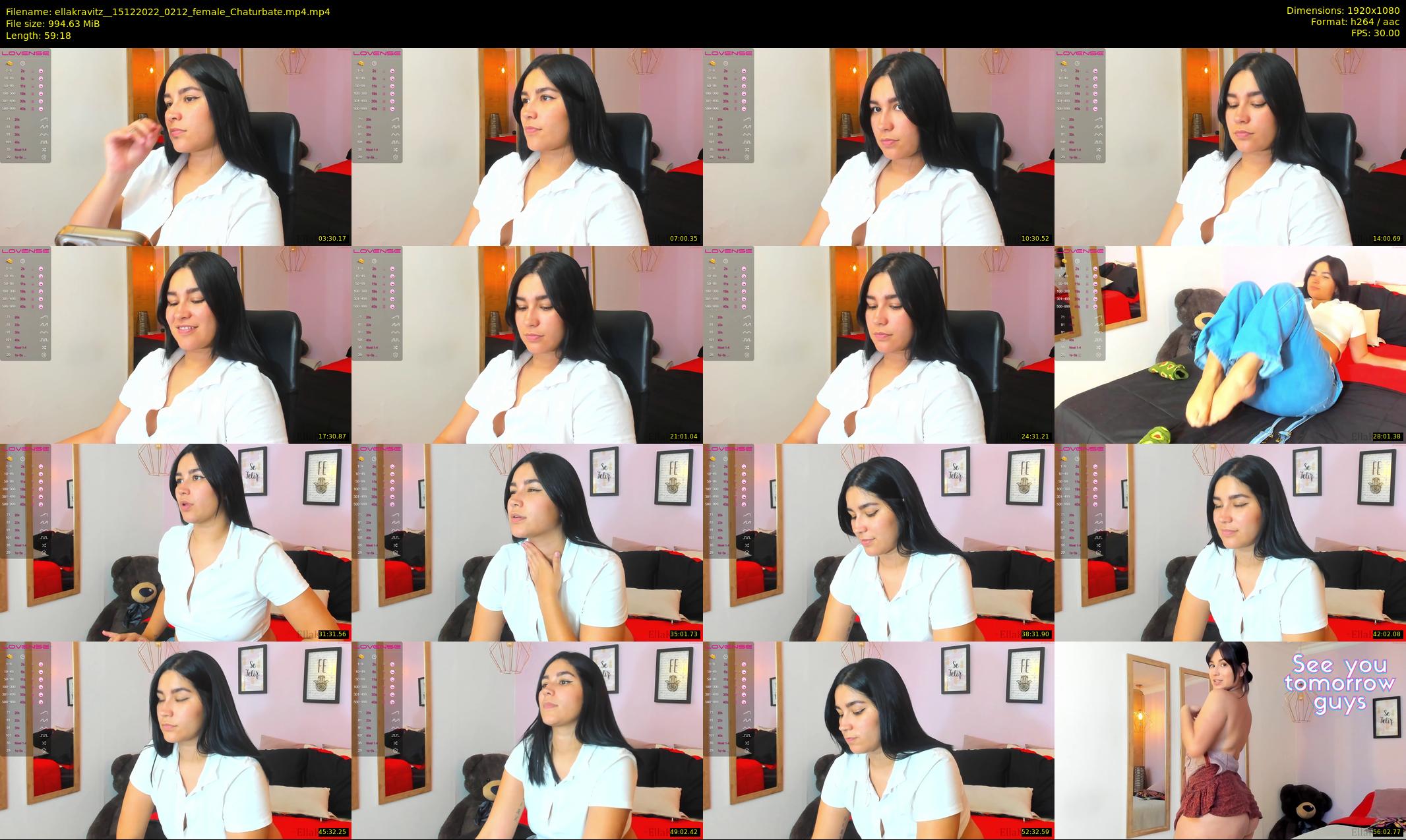 ellakravitz_ — 60 minute Chaturbate female cam show recording, 1080p, Dec 15, 2022