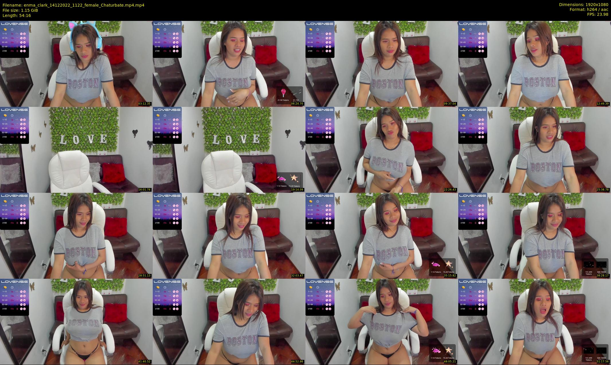 enma_clark — 55 minute Chaturbate female cam show recording, 1080p, Dec 14, 2022