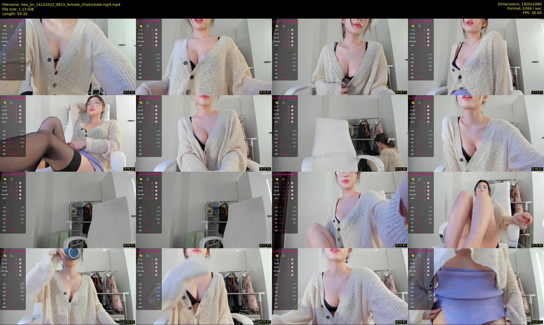 hee_jin — 55 minute Chaturbate female cam show recording, 1080p, Dec 14, 2022