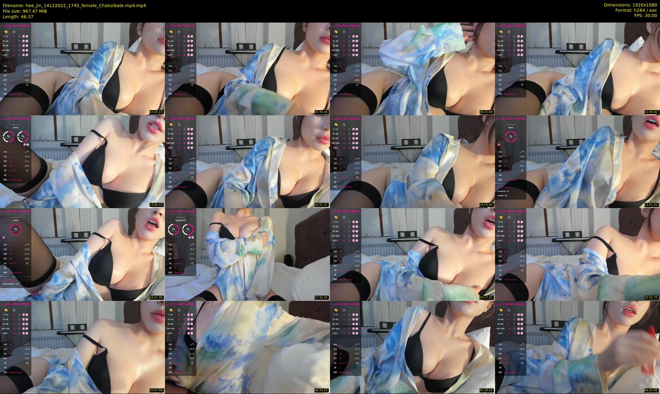 hee_jin — 47 minute Chaturbate female cam show recording, 1080p, Dec 14, 2022