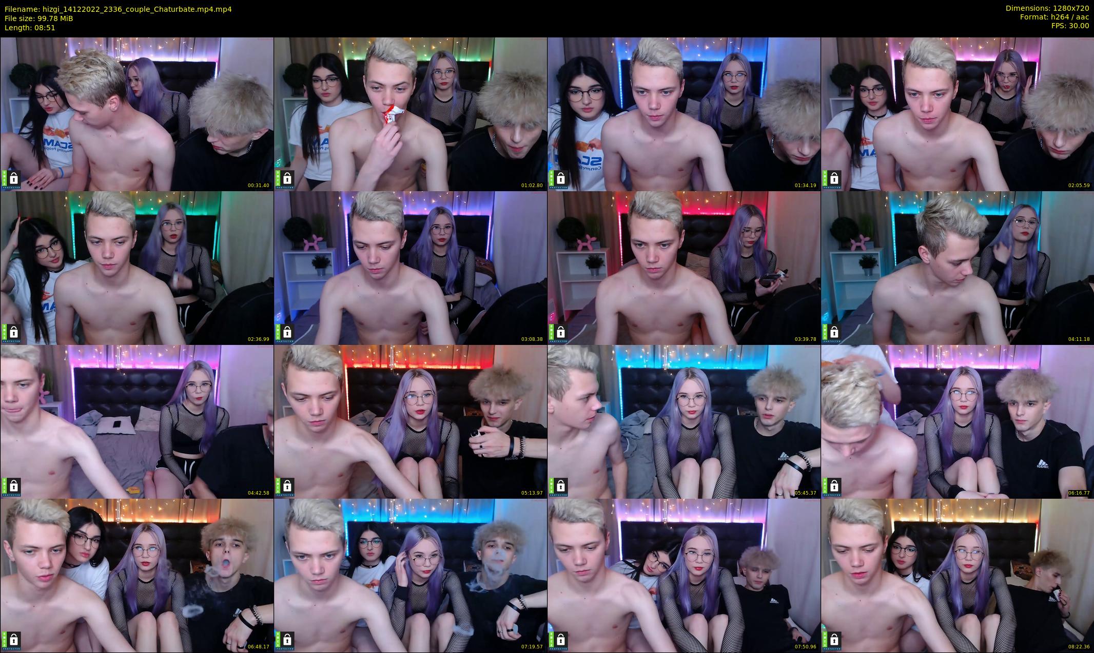 hizgi — 9 minute Chaturbate couple cam show recording, 720p, Dec 14, 2022