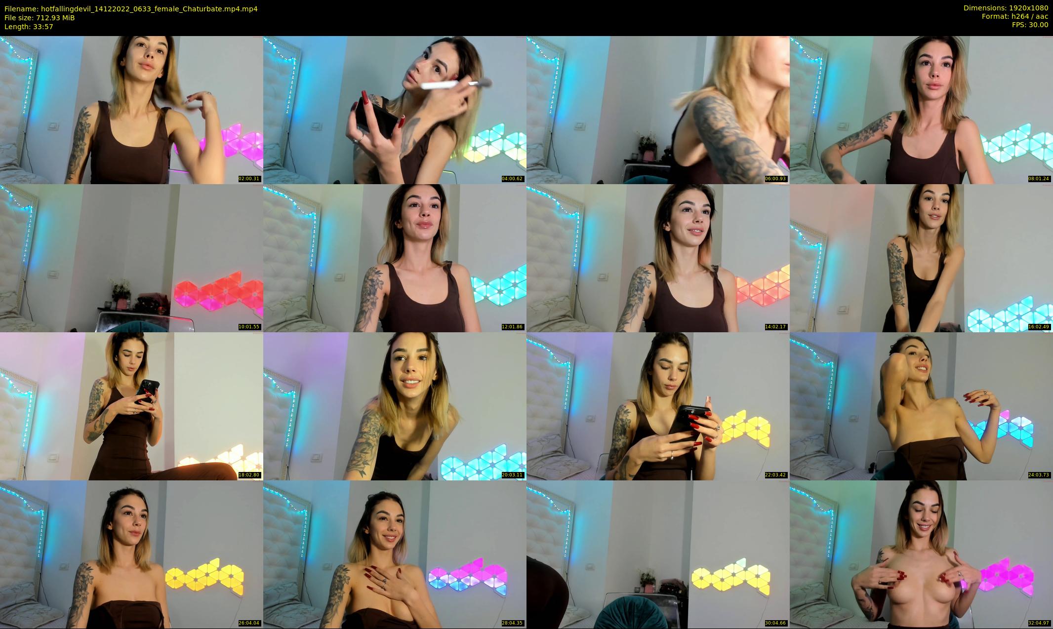 hotfallingdevil — 34 minute Chaturbate female cam show recording, 1080p, Dec 14, 2022