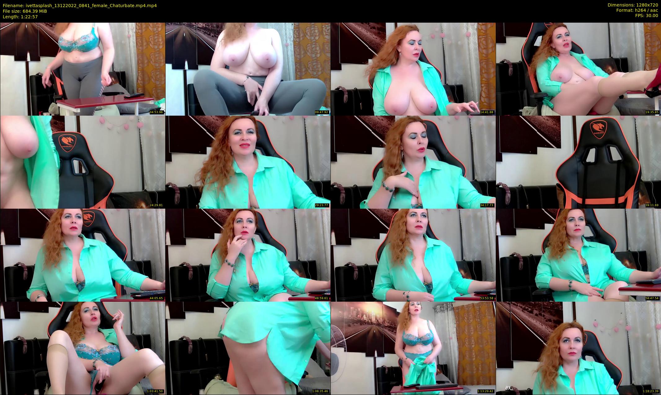 ivettasplash — 83 minute Chaturbate female cam show recording, 720p, Dec 13, 2022