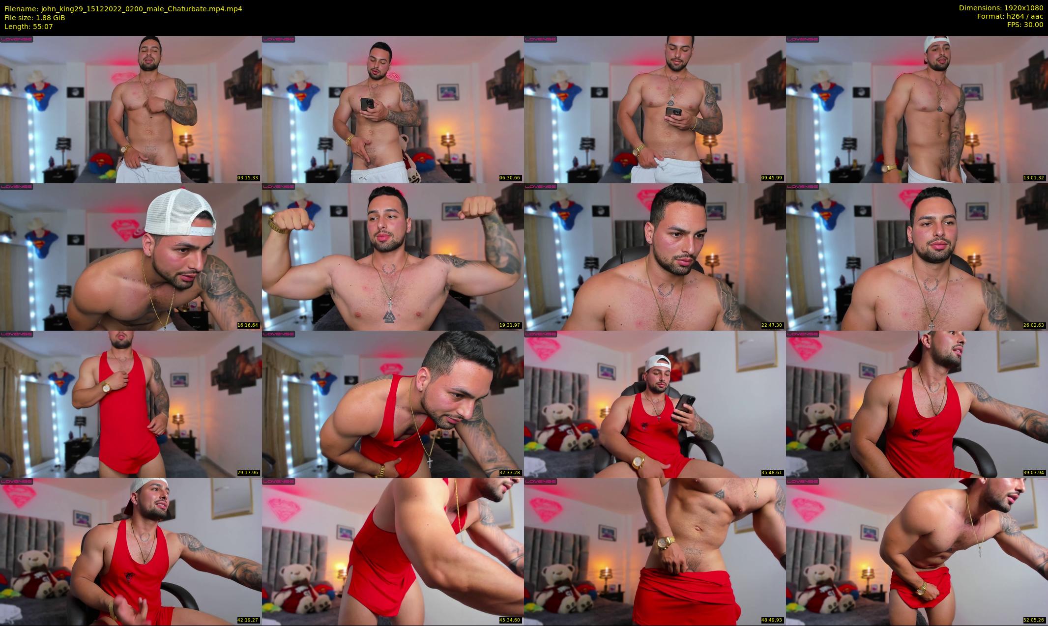 john_king29 — 56 minute Chaturbate male cam show recording, 1080p, Dec 15, 2022