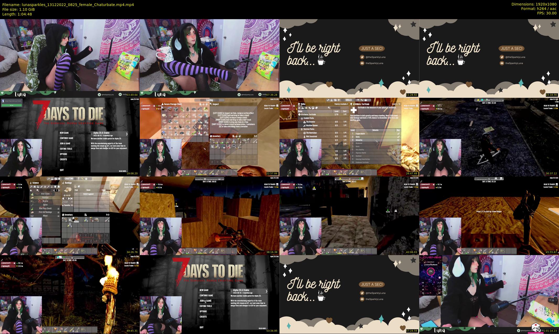 lunasparkles — 65 minute Chaturbate female cam show recording, 1080p, Dec 13, 2022