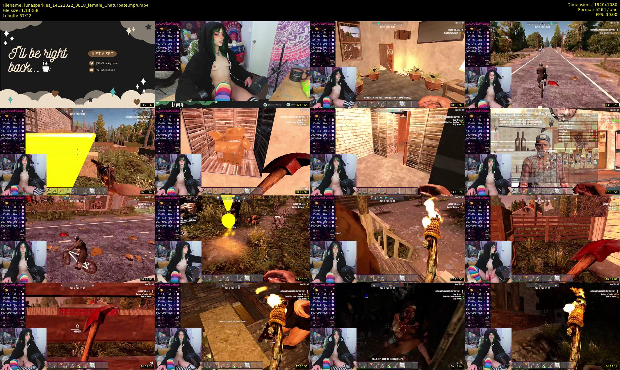 lunasparkles — 58 minute Chaturbate female cam show recording, 1080p, Dec 14, 2022