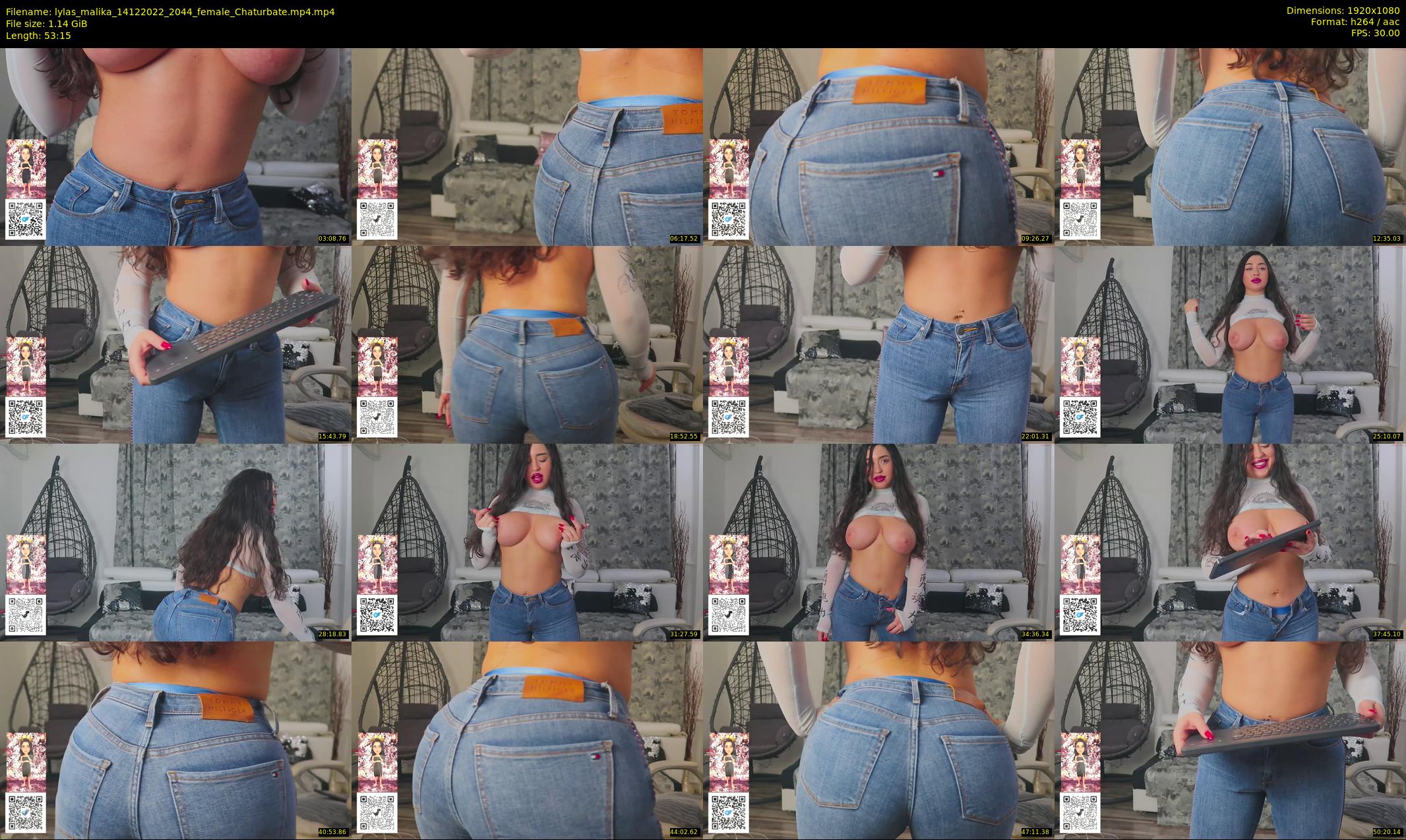 lylas_malika — 54 minute Chaturbate female cam show recording, 1080p, Dec 14, 2022