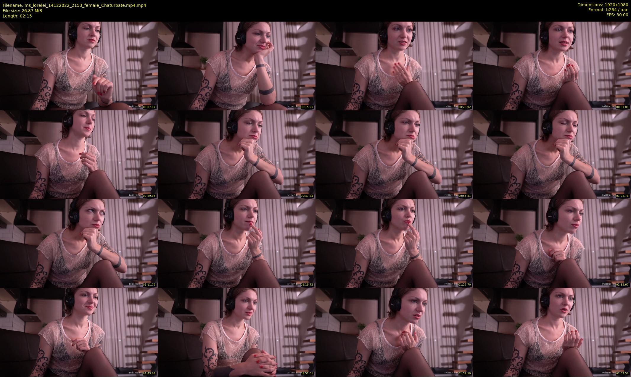 ms_lorelei — 3 minute Chaturbate female cam show recording, 1080p, Dec 14, 2022