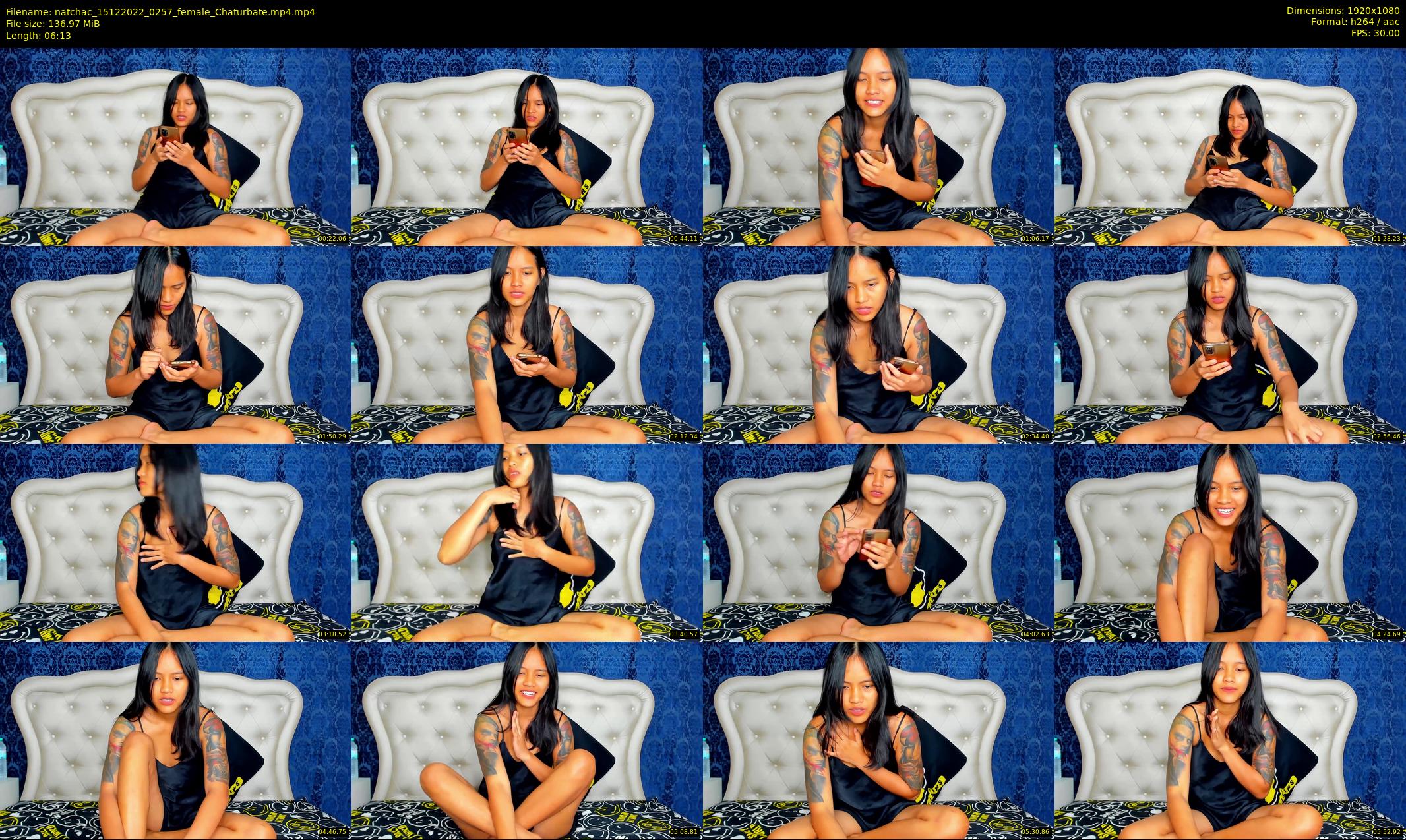 natchac — 7 minute Chaturbate female cam show recording, 1080p, Dec 15, 2022