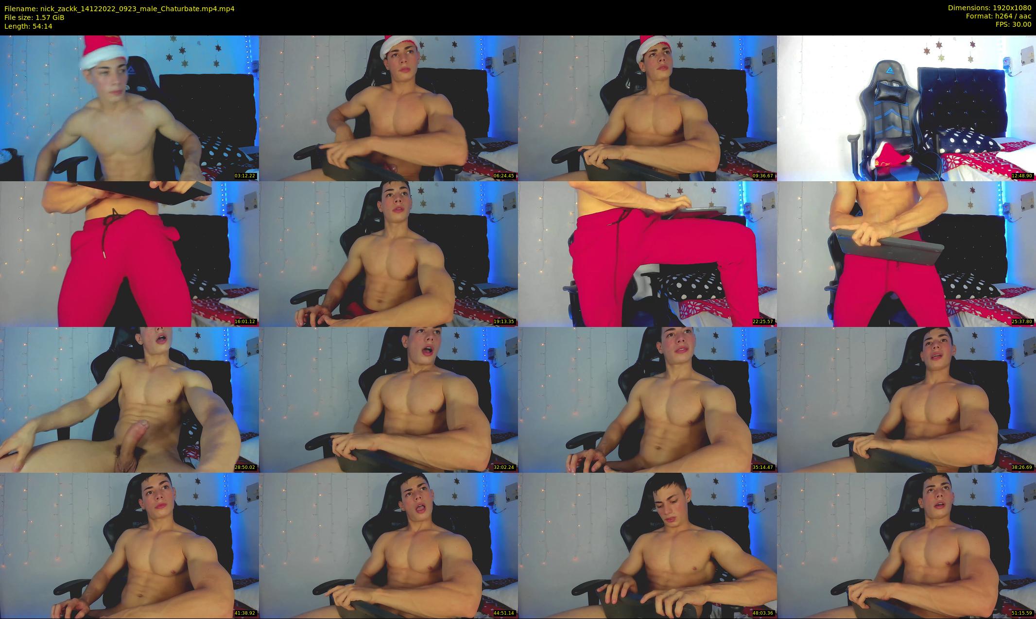 nick_zackk — 55 minute Chaturbate male cam show recording, 1080p, Dec 14, 2022