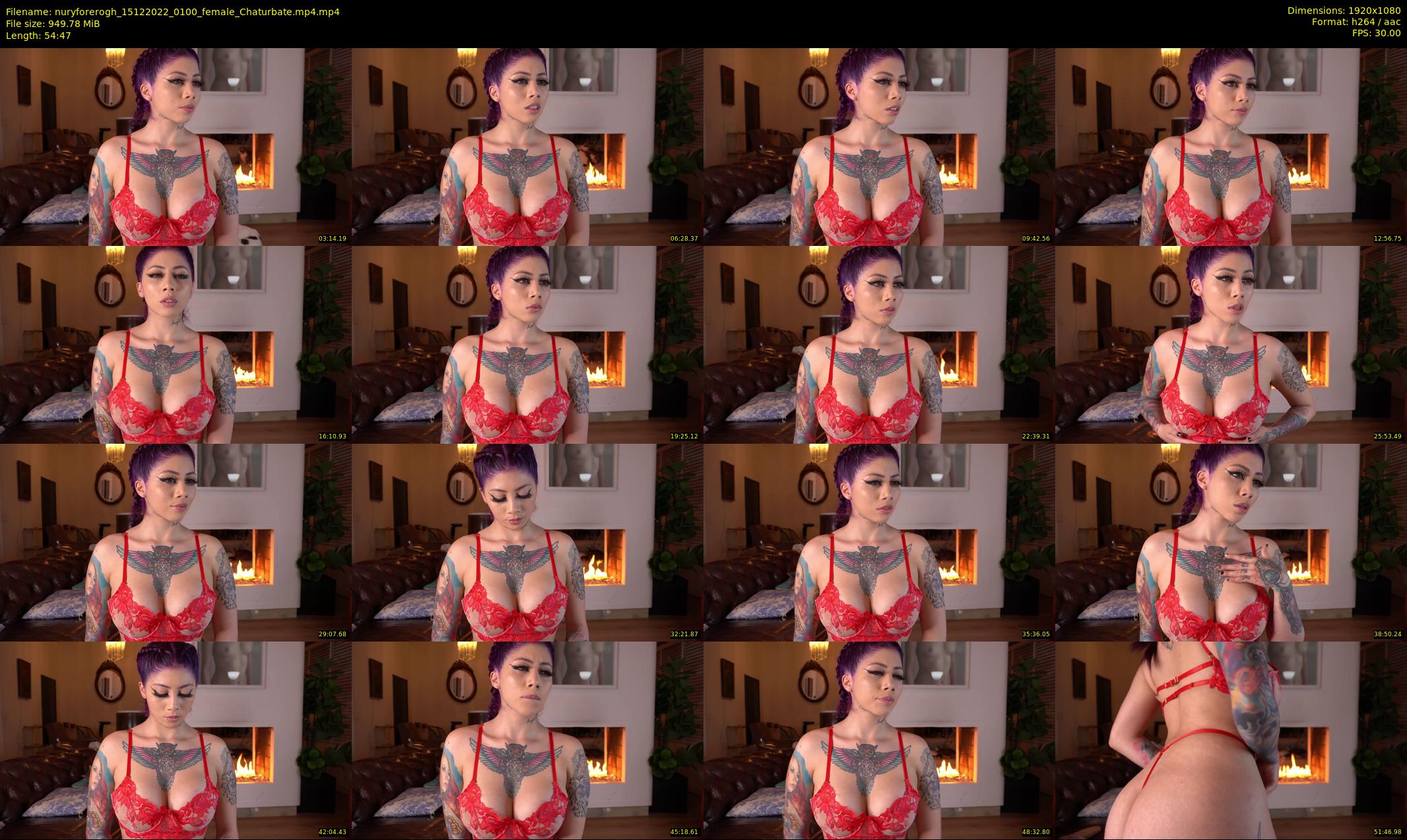 nuryforerogh — 55 minute Chaturbate female cam show recording, 1080p, Dec 15, 2022