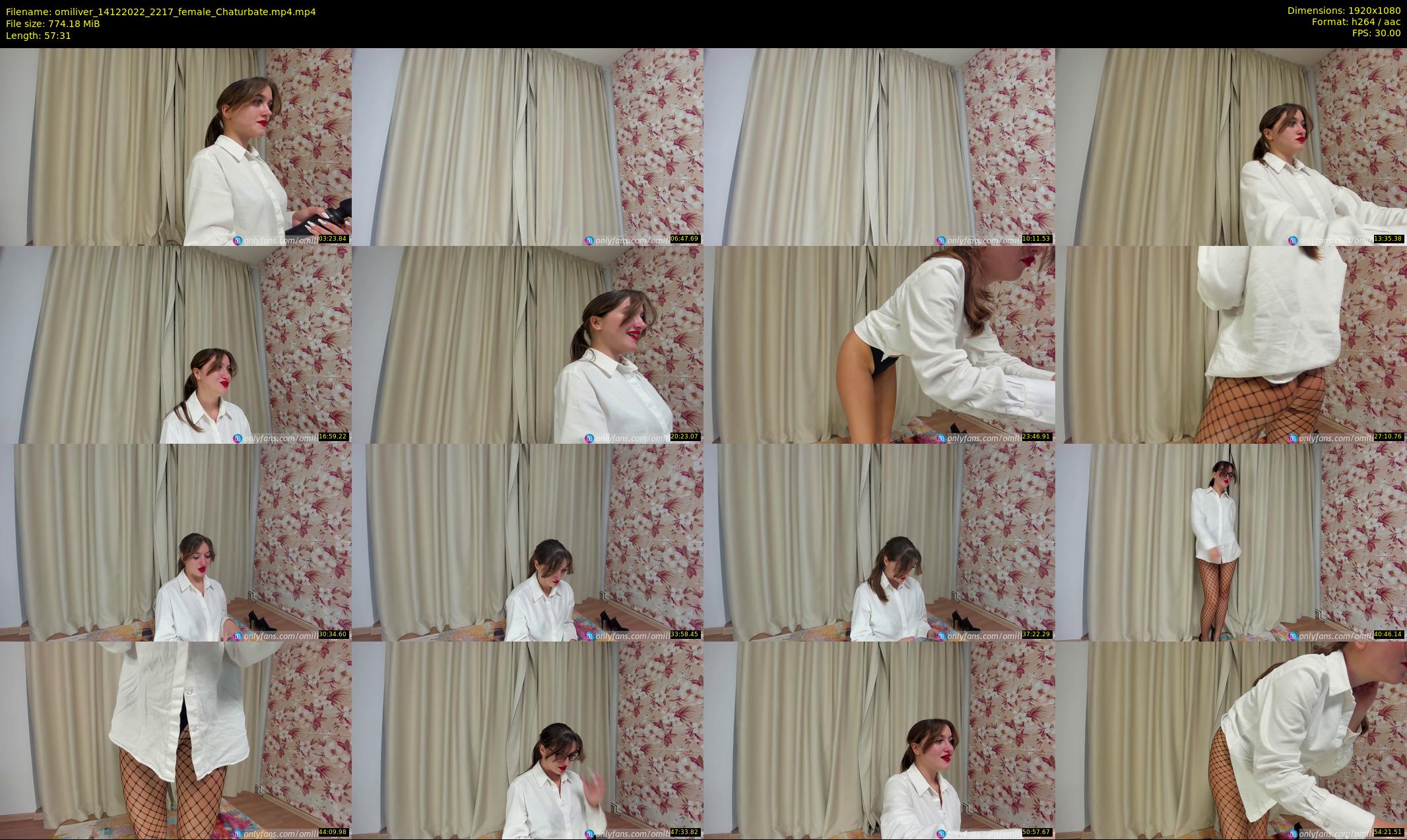 omiliver — 58 minute Chaturbate female cam show recording, 1080p, Dec 14, 2022