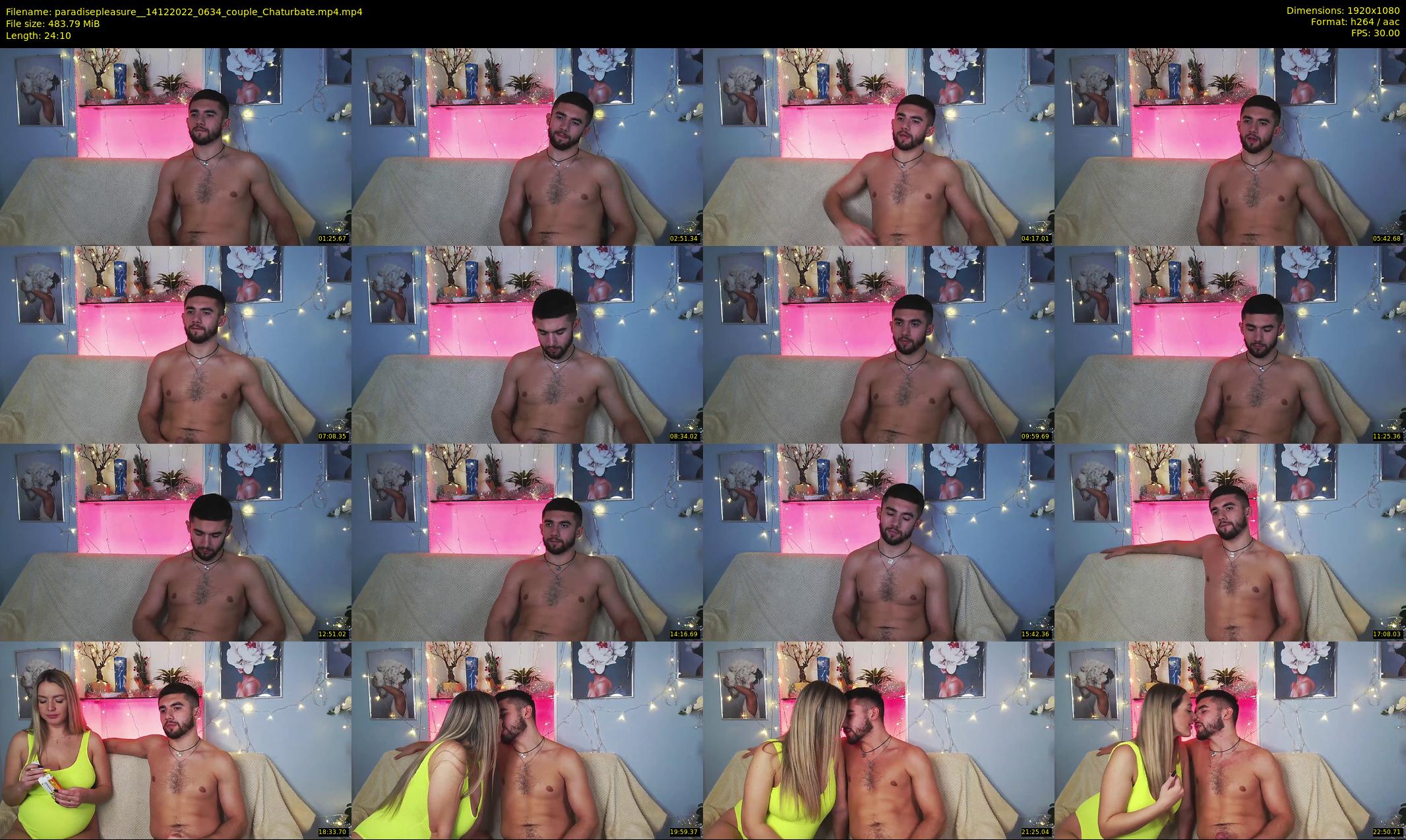 paradisepleasure_ — 25 minute Chaturbate couple cam show recording, 1080p, Dec 14, 2022