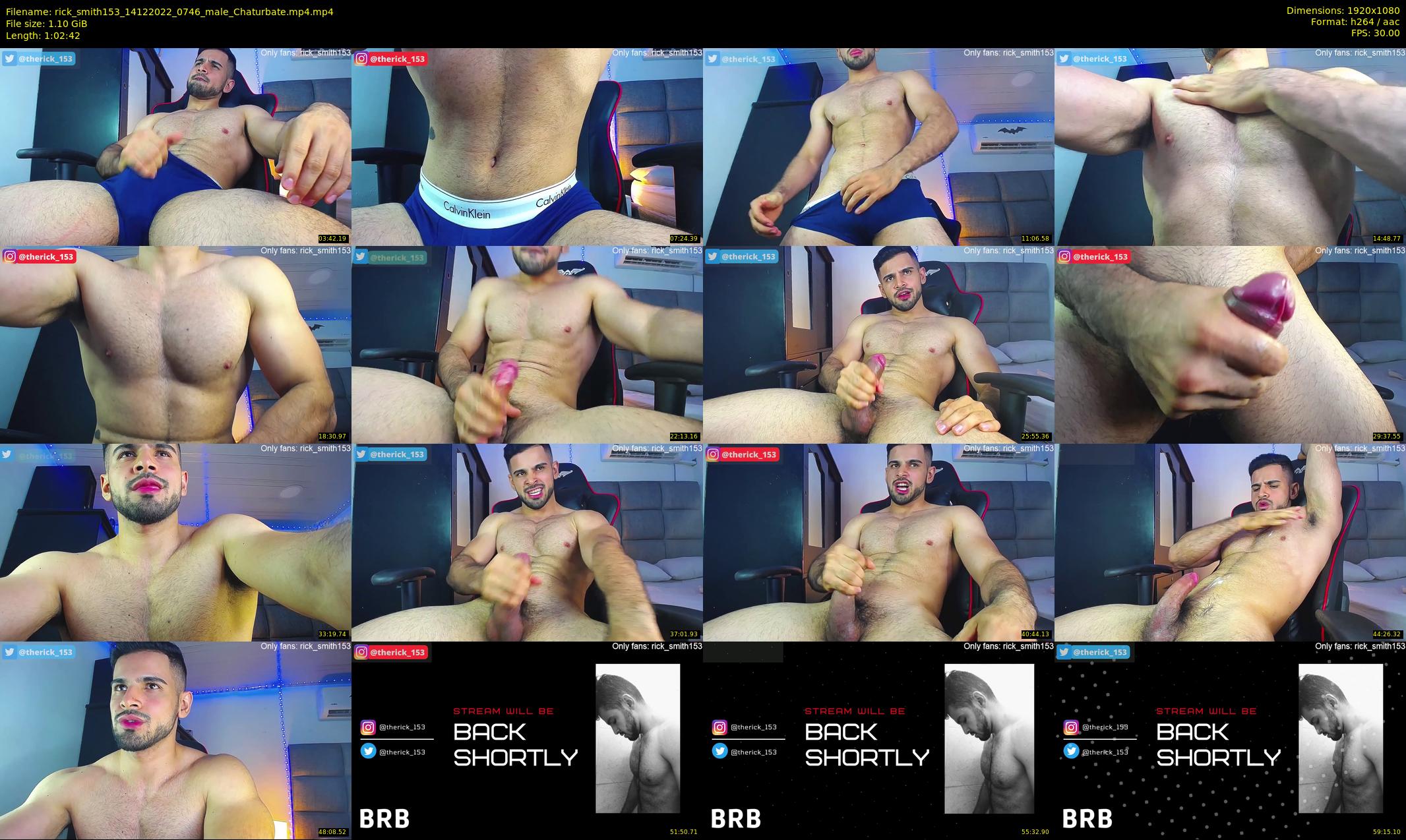 rick_smith153 — 63 minute Chaturbate male cam show recording, 1080p, Dec 14, 2022