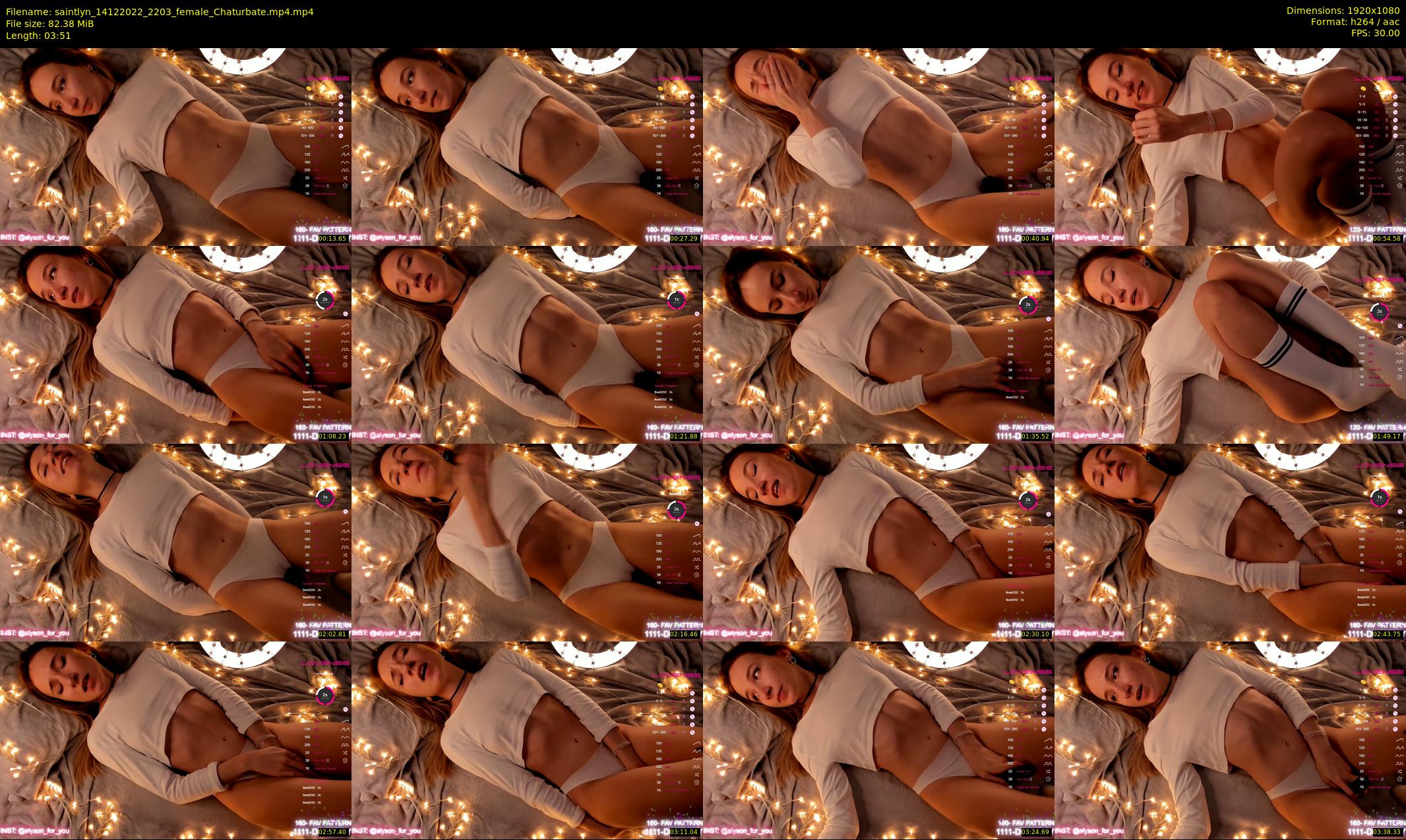 saintlyn — 4 minute Chaturbate female cam show recording, 1080p, Dec 14, 2022