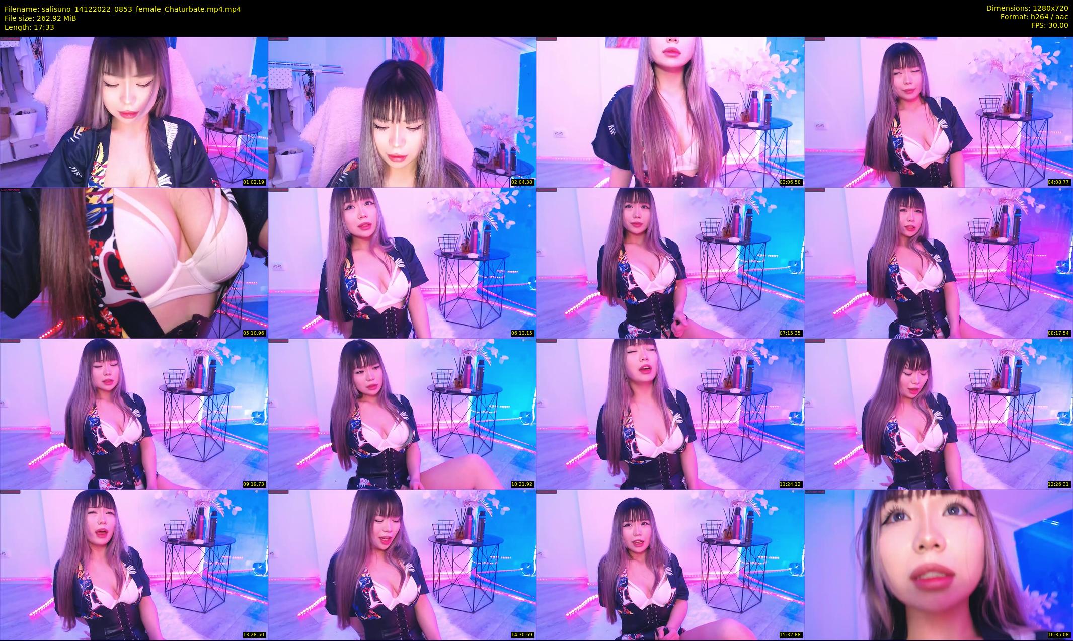 salisuno — 18 minute Chaturbate female cam show recording, 720p, Dec 14, 2022
