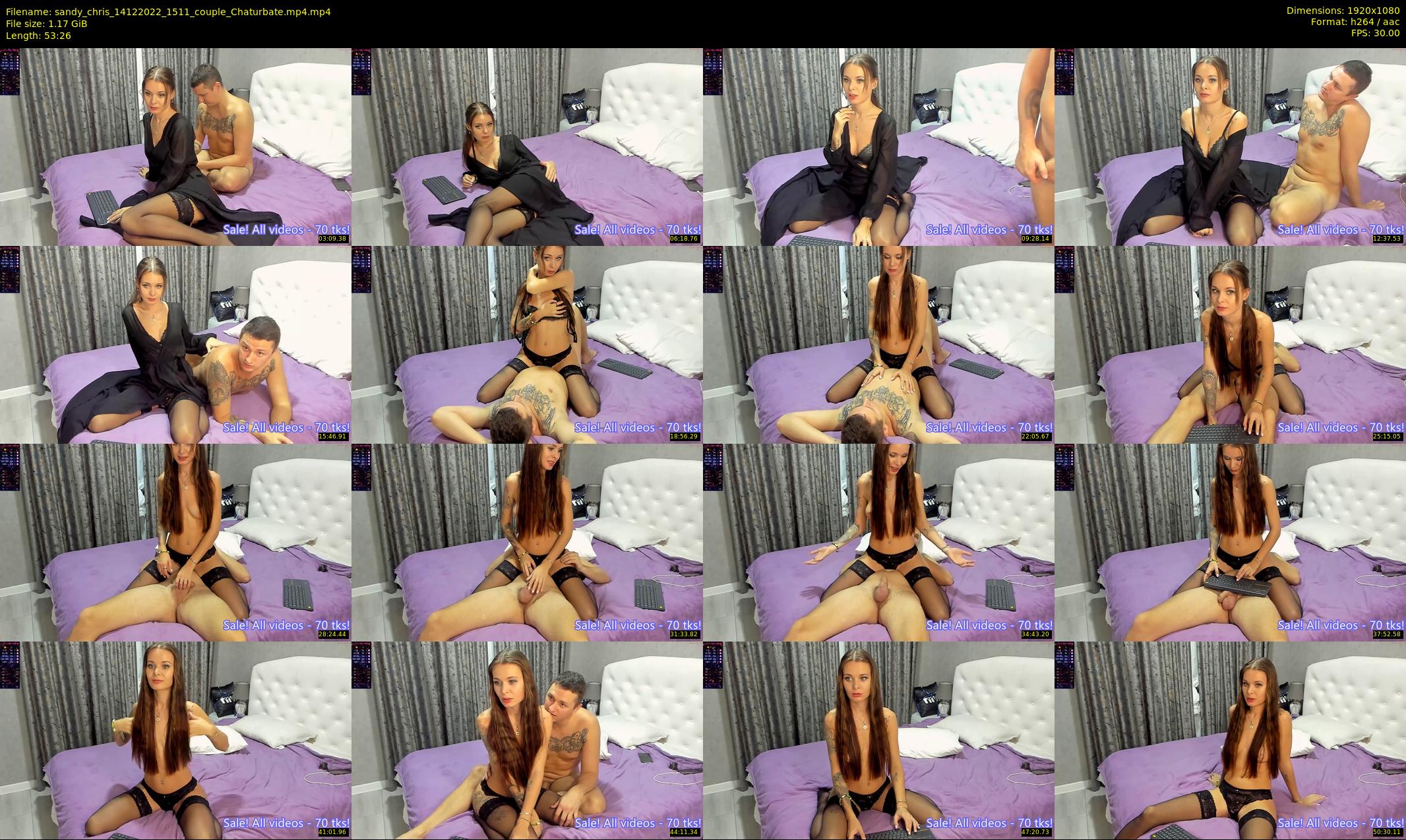 sandy_chris — 54 minute Chaturbate couple cam show recording, 1080p, Dec 14, 2022