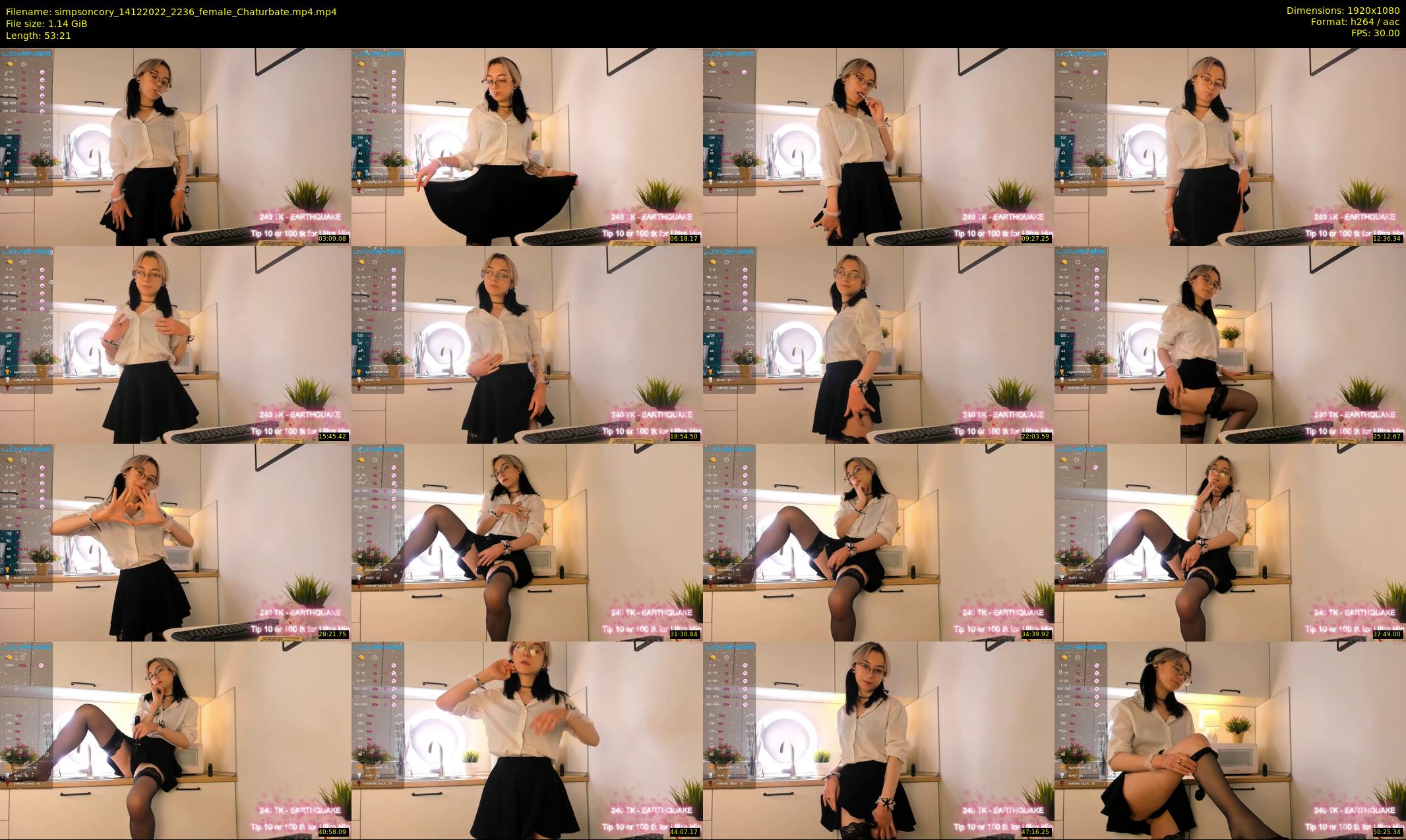 simpsoncory — 54 minute Chaturbate female cam show recording, 1080p, Dec 14, 2022