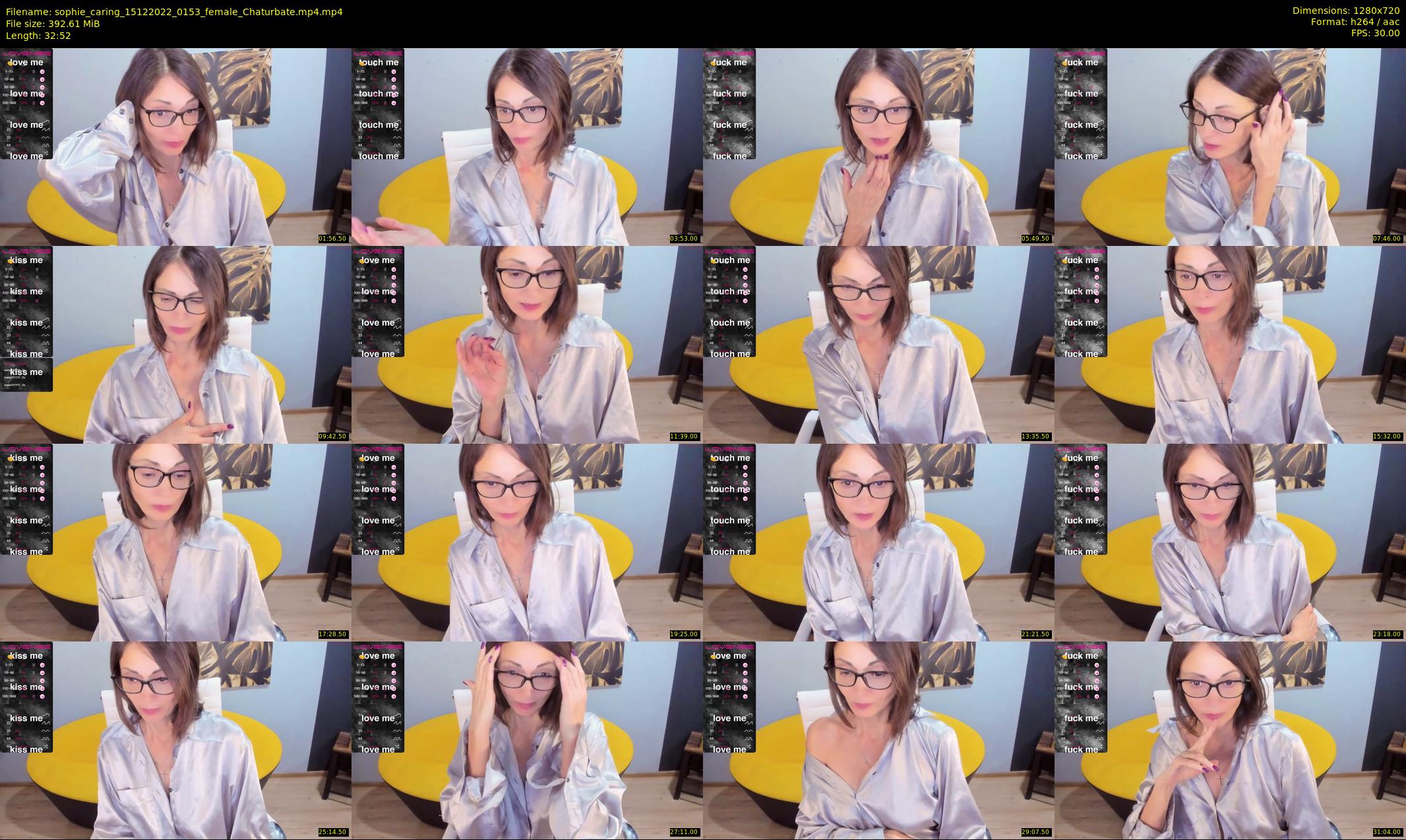 sophie_caring — 33 minute Chaturbate female cam show recording, 720p, Dec 15, 2022