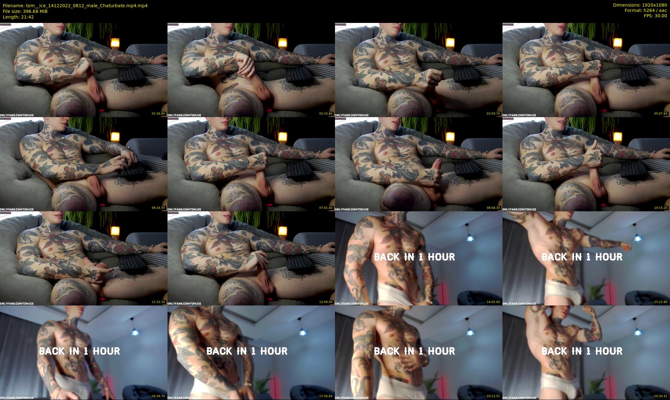 tom__ice — 22 minute Chaturbate male cam show recording, 1080p, Dec 14, 2022