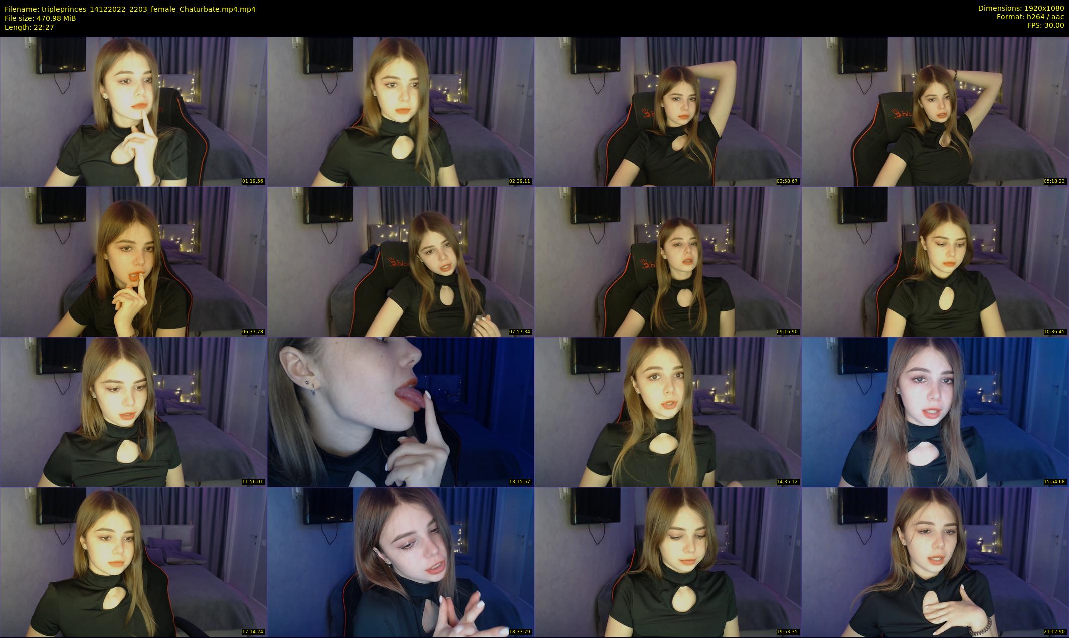 tripleprinces — 23 minute Chaturbate female cam show recording, 1080p, Dec 14, 2022