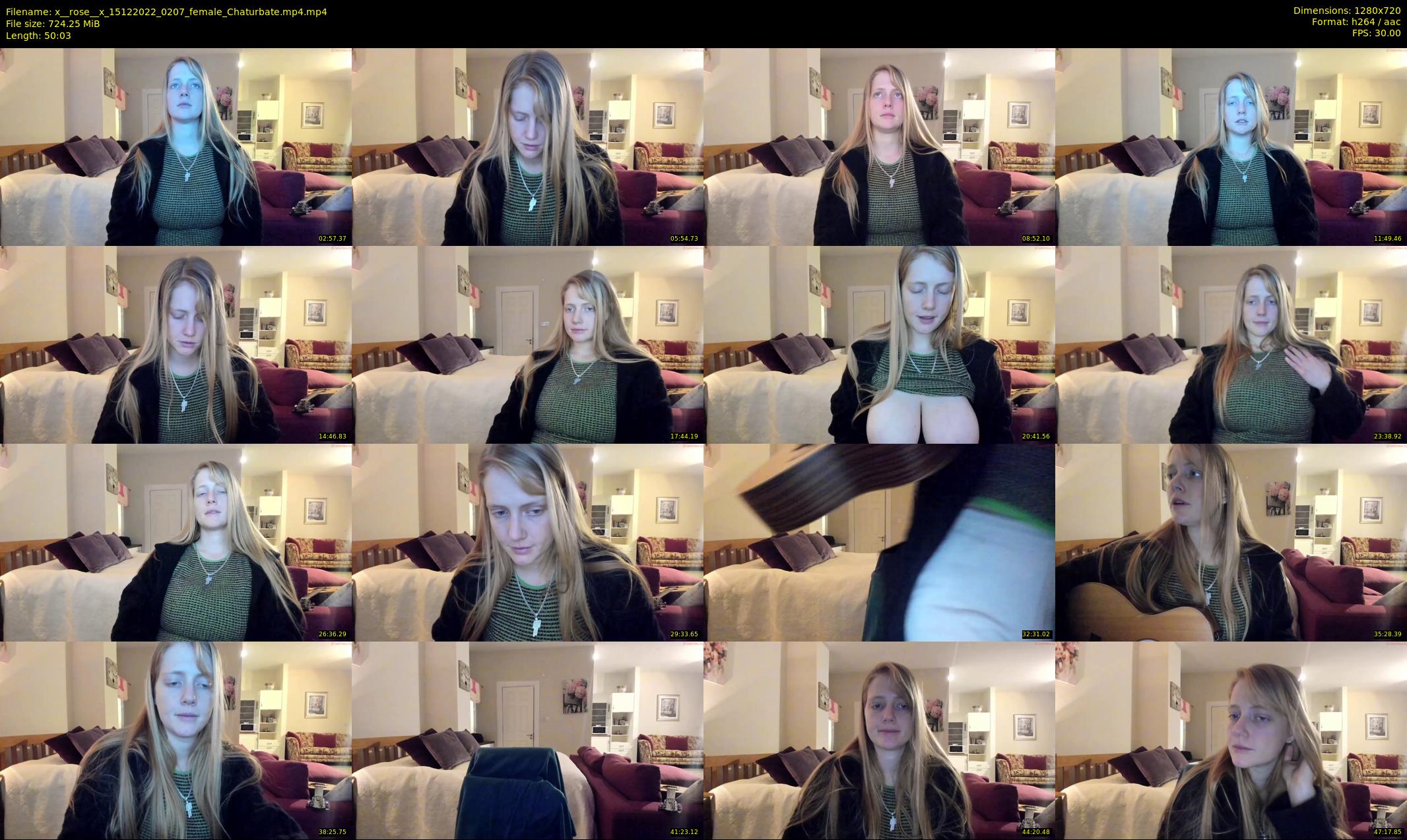 x__rose__x — 51 minute Chaturbate female cam show recording, 720p, Dec 15, 2022