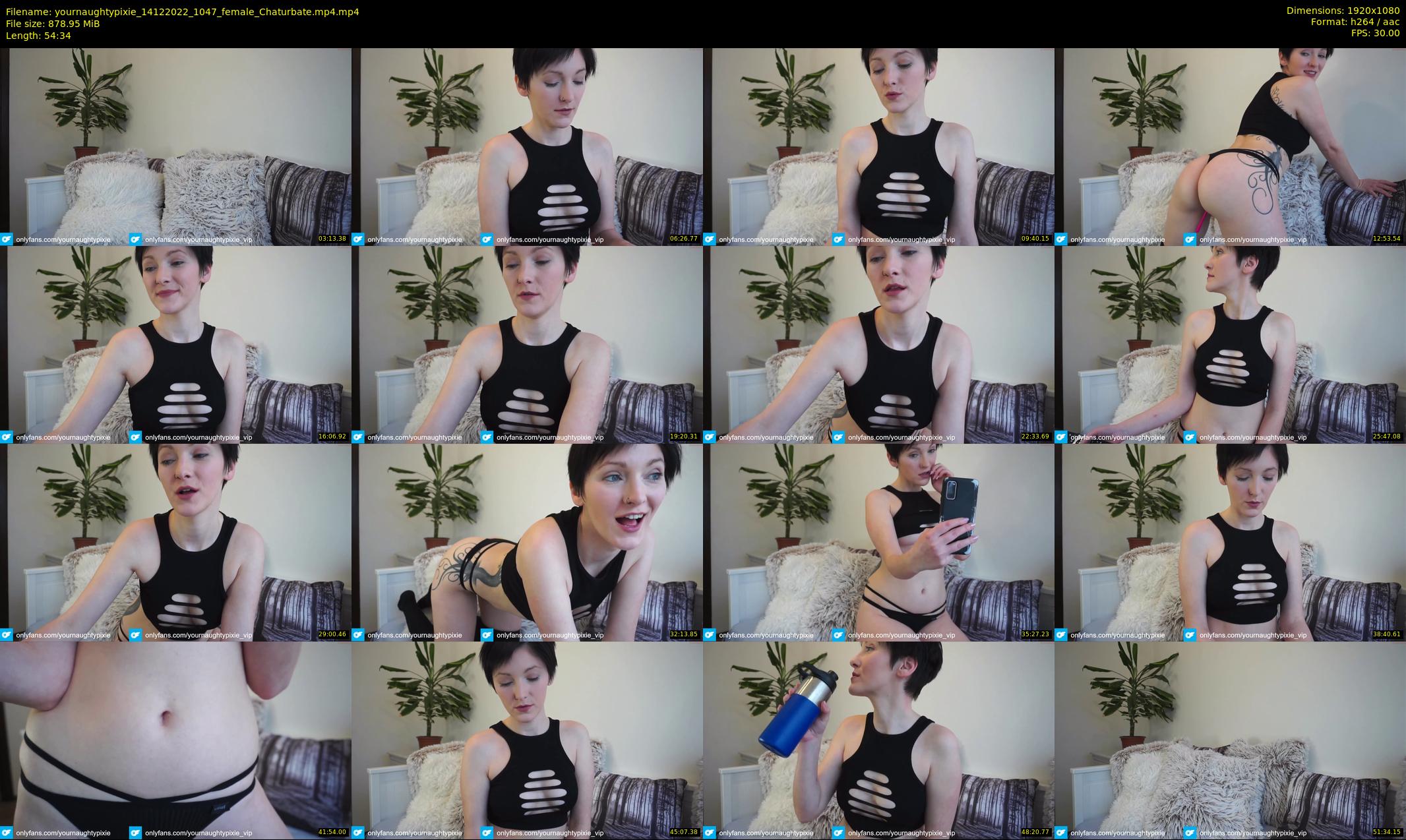 yournaughtypixie — 55 minute Chaturbate couple cam show recording, 1080p, Dec 14, 2022