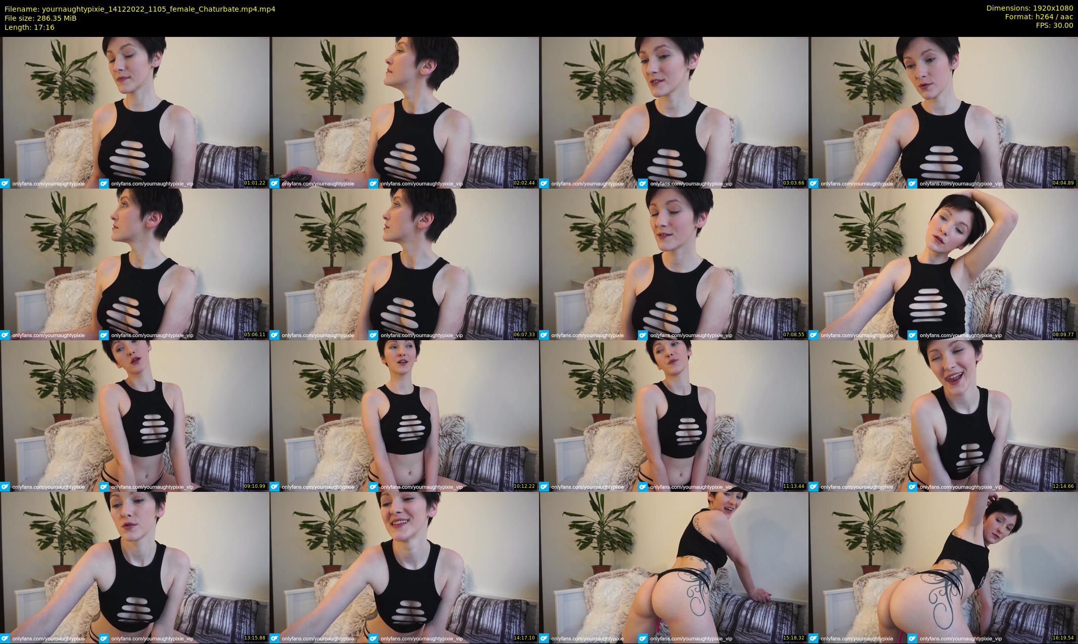 yournaughtypixie — 18 minute Chaturbate couple cam show recording, 1080p, Dec 14, 2022