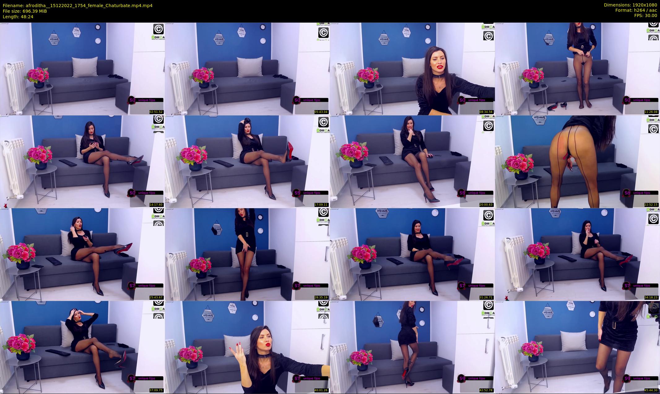 afroditha_ — 49 minute Chaturbate female cam show recording, 1080p, Dec 15, 2022