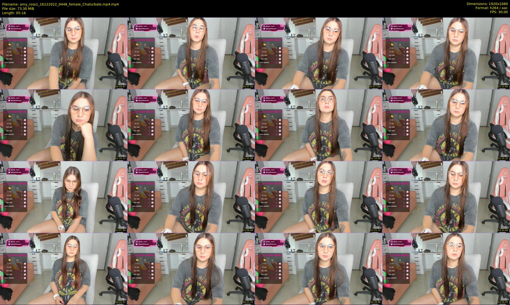 amy_ross1 — 6 minute Chaturbate female cam show recording, 1080p, Dec 16, 2022