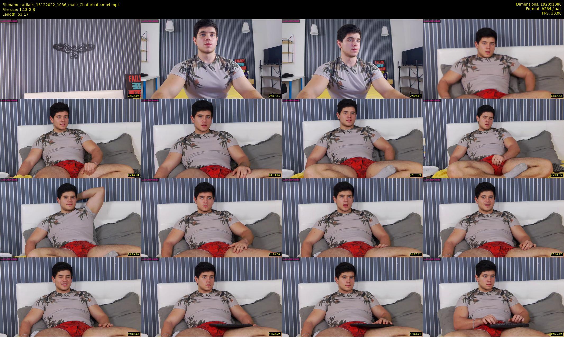 arilass — 54 minute Chaturbate male cam show recording, 1080p, Dec 15, 2022