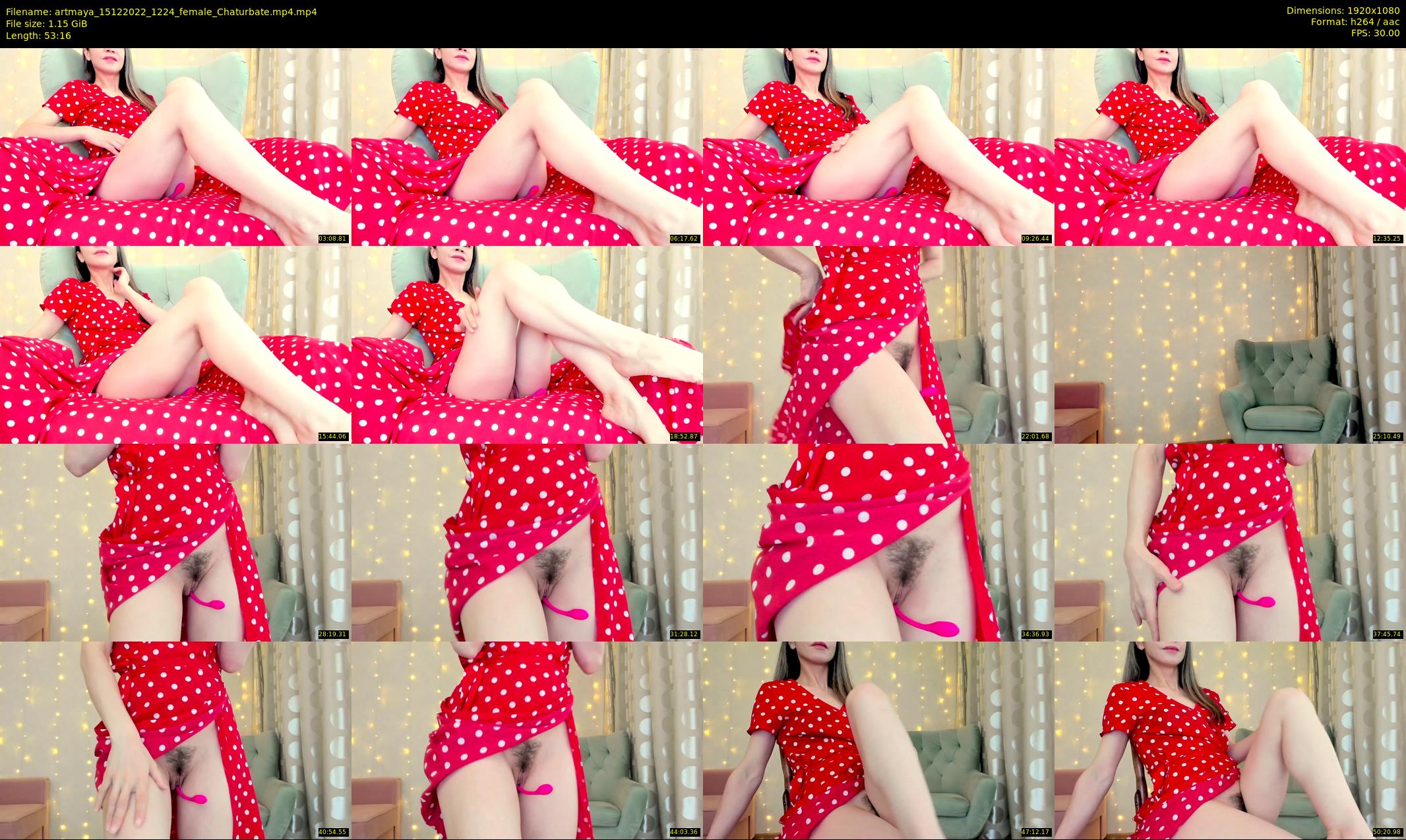 artmaya — 54 minute Chaturbate female cam show recording, 1080p, Dec 15, 2022